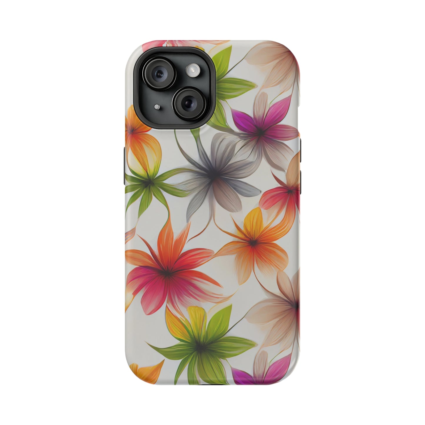 Floral Burst MagSafe Tough iPhone Case