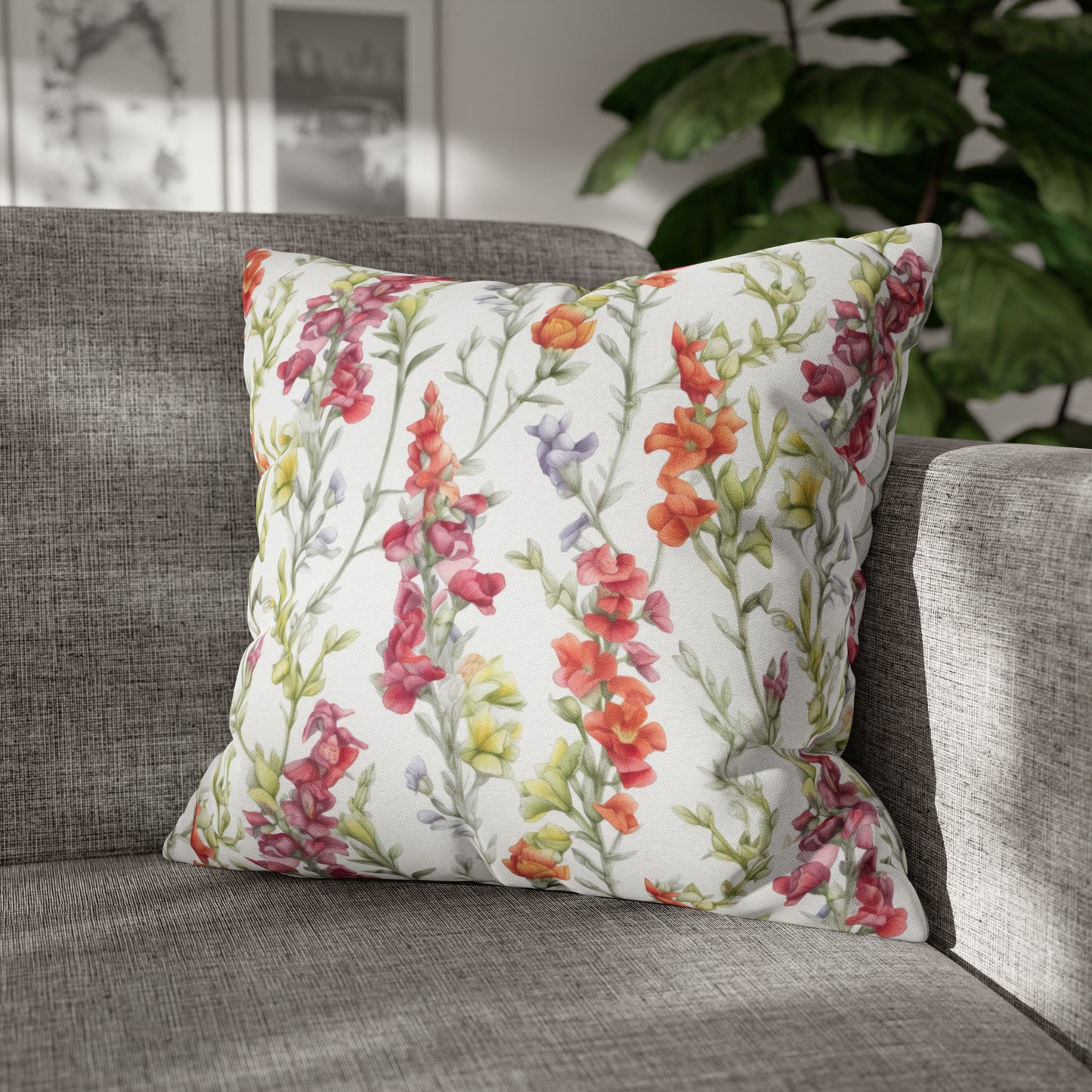 Snapdragons Square Pillow Case