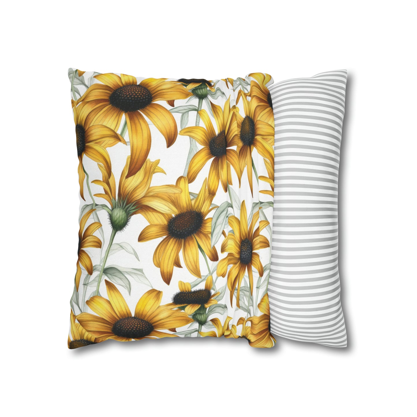 Sunflowers Square Pillow Case