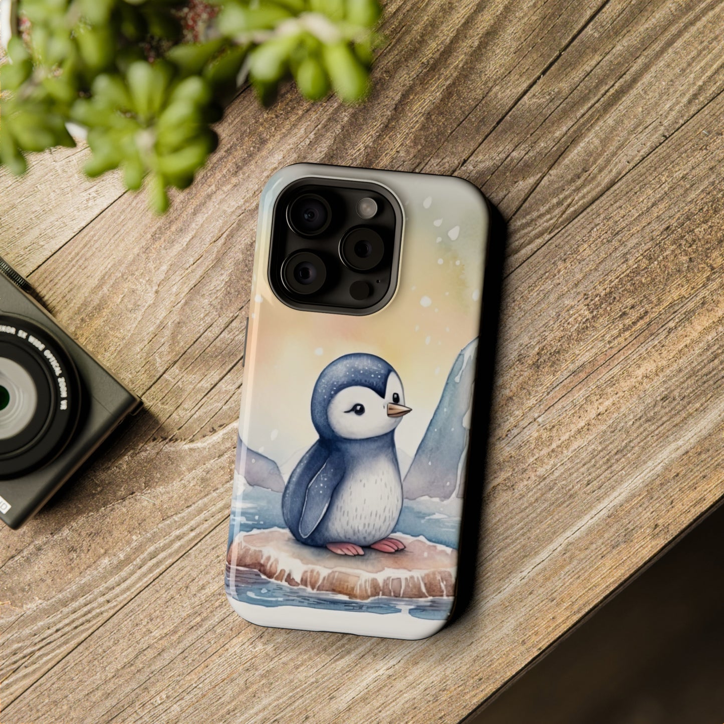 Cute Penguin MagSafe Tough iPhone Case