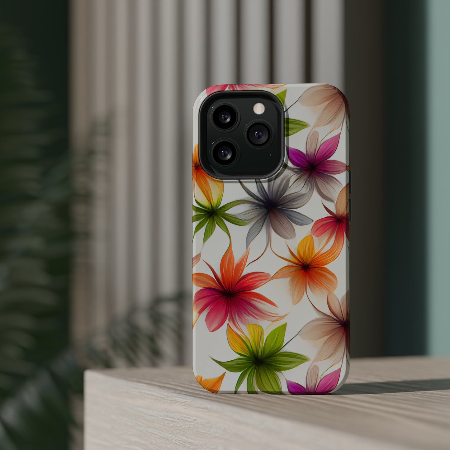 Floral Burst MagSafe Tough iPhone Case