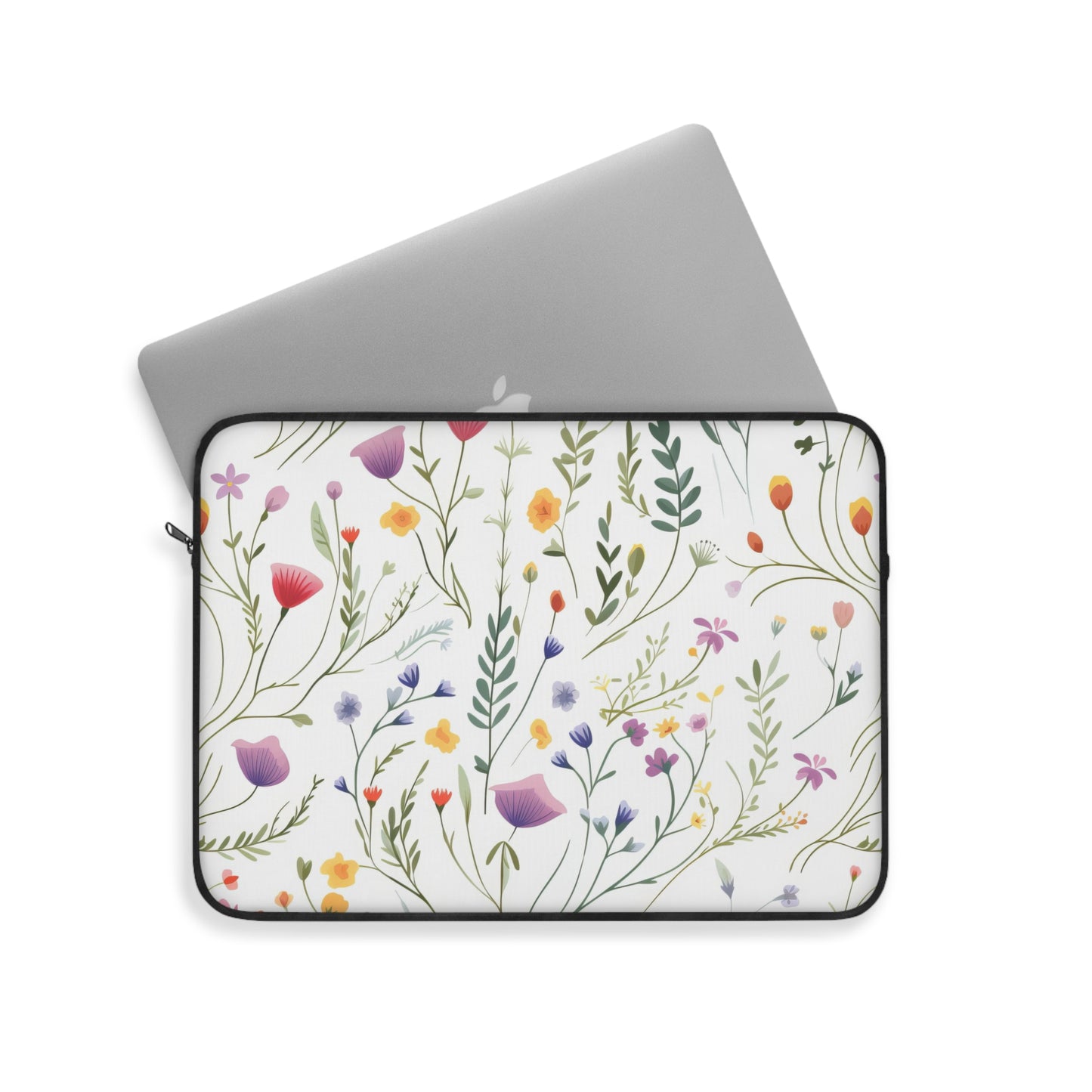 Dainty Wildflowers Laptop Case / Laptop Sleeve