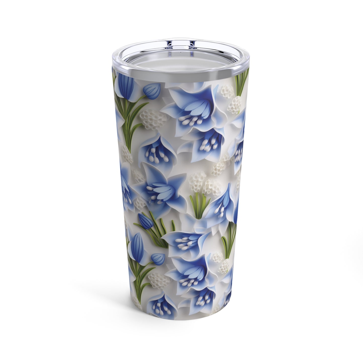 Sculpted Bluebells Tumbler 20oz