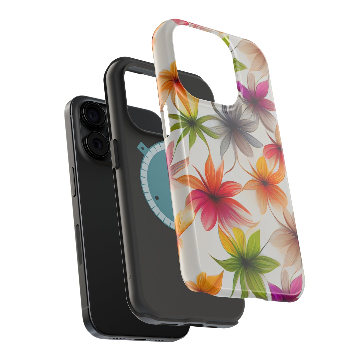 Floral Burst MagSafe Tough iPhone Case