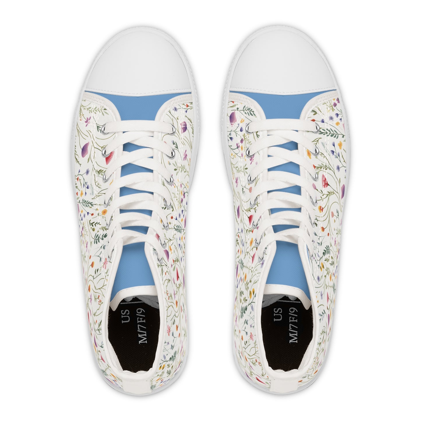 Dainty Wildflowers Women's High Top Sneakers