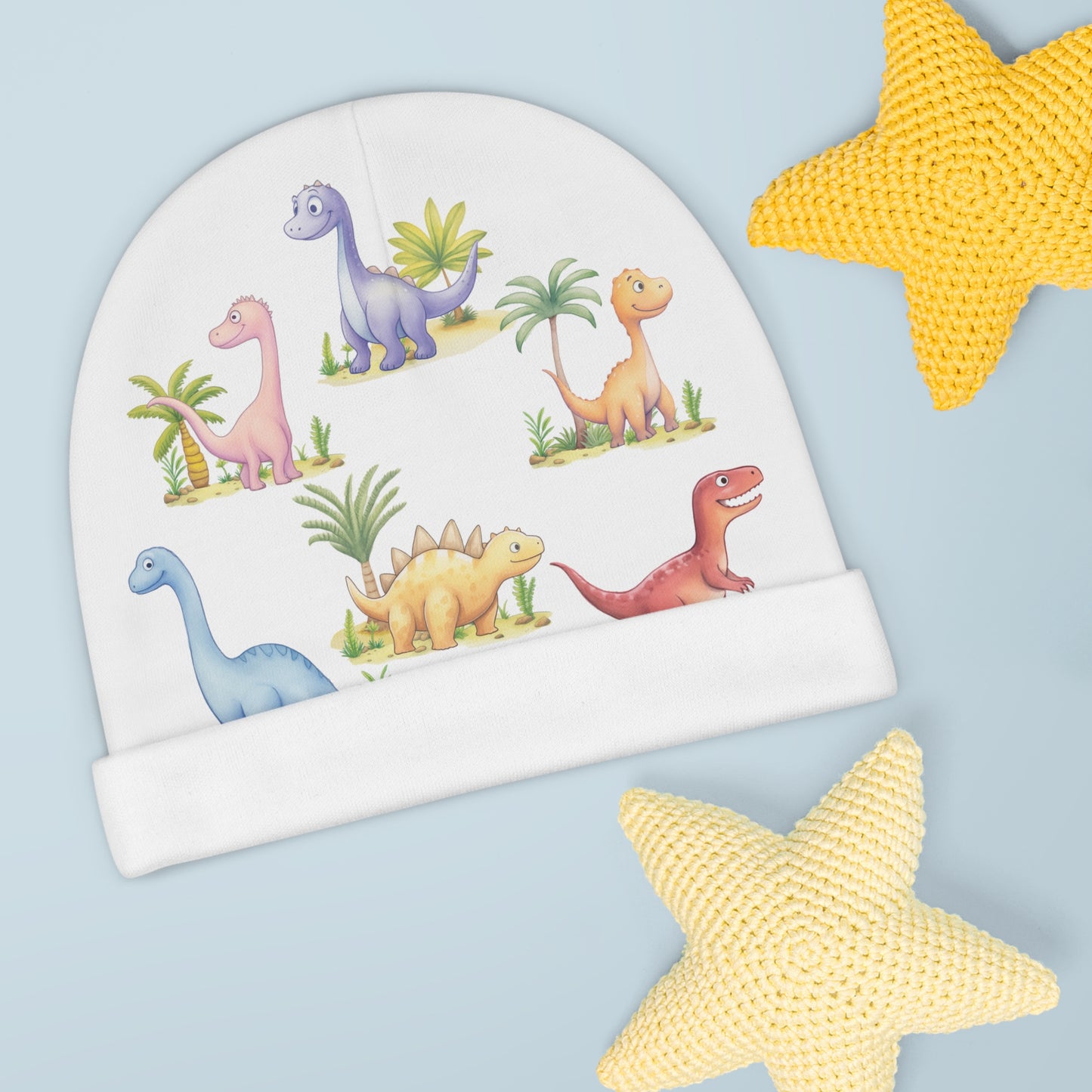 Set of Dinos Baby Beanie