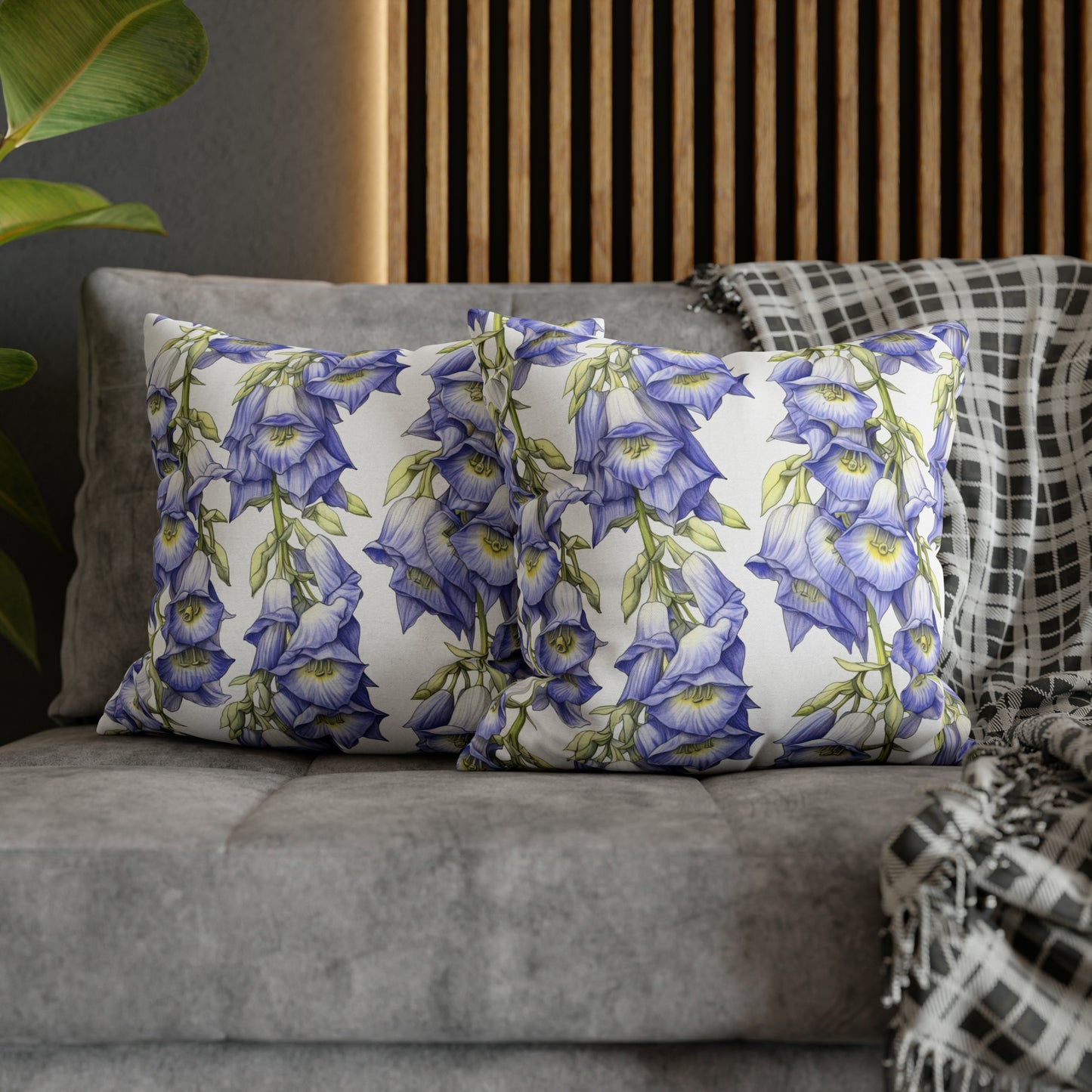 Delphinium Square Pillow Case