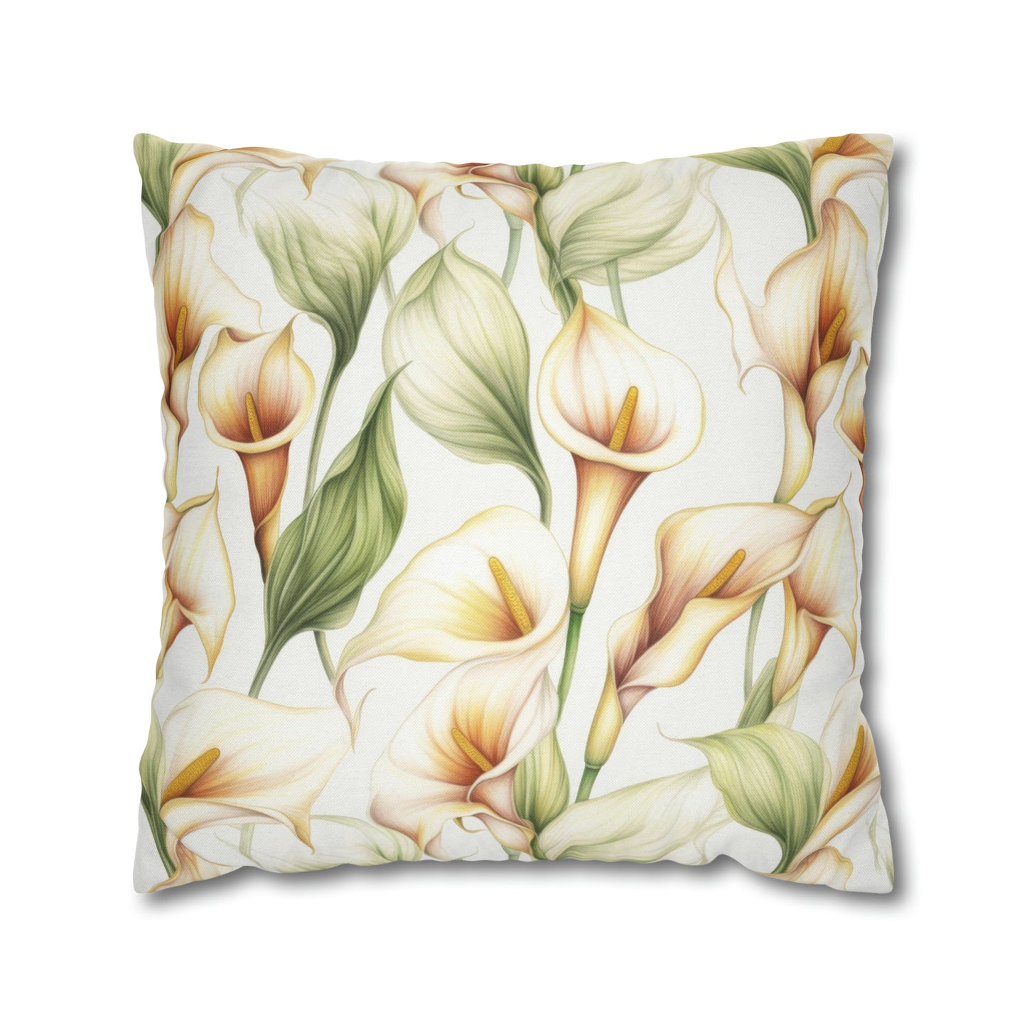 Calla Lily Square Pillow Case