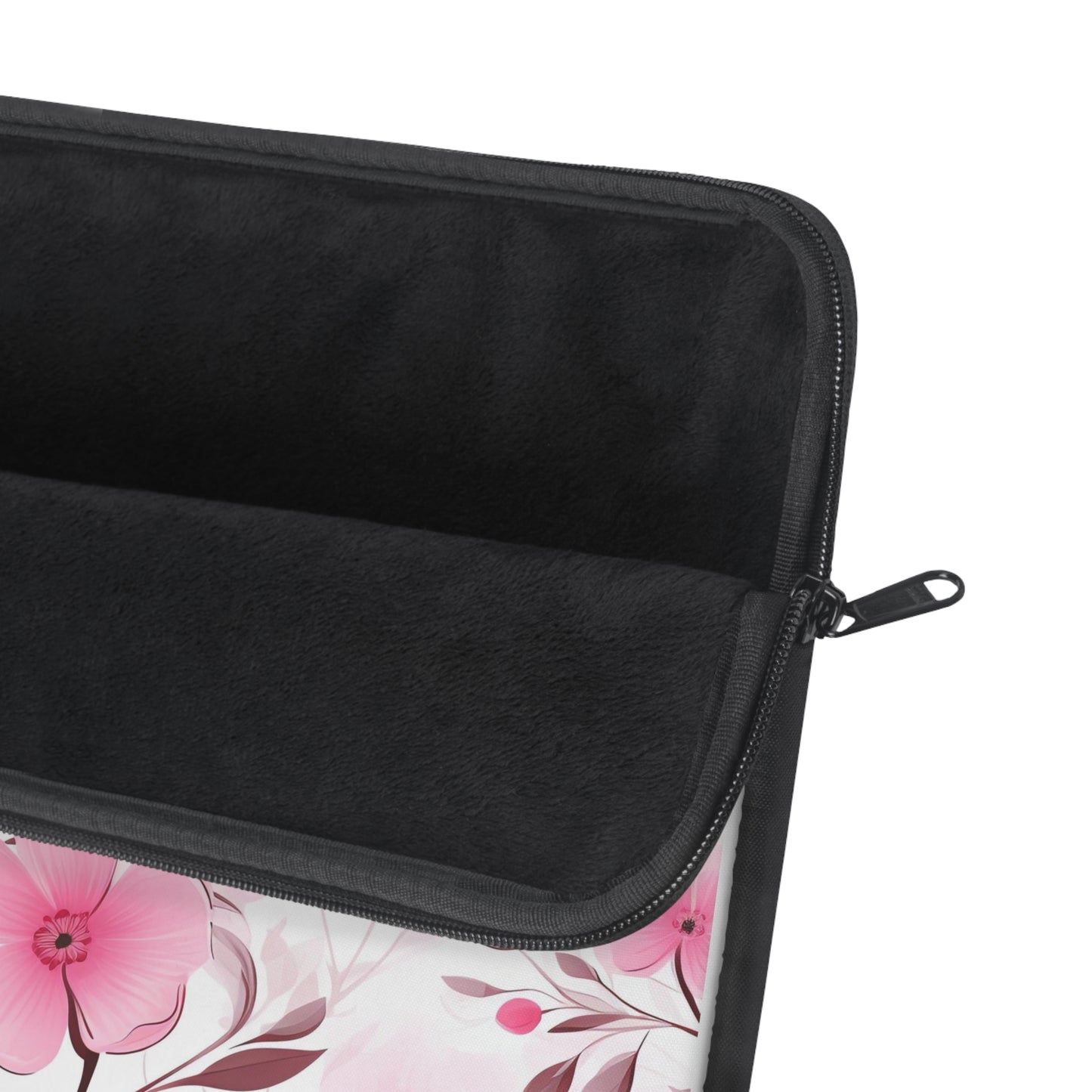 Pink Whimsy Wildflowers Laptop Case / Laptop Sleeve