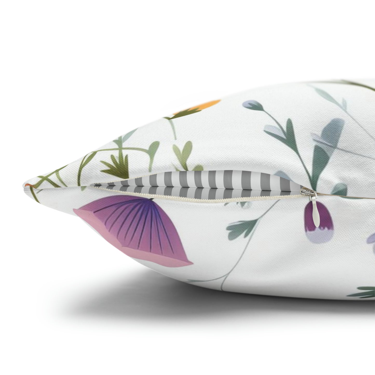 Dainty Wildflowers Square Pillow Case