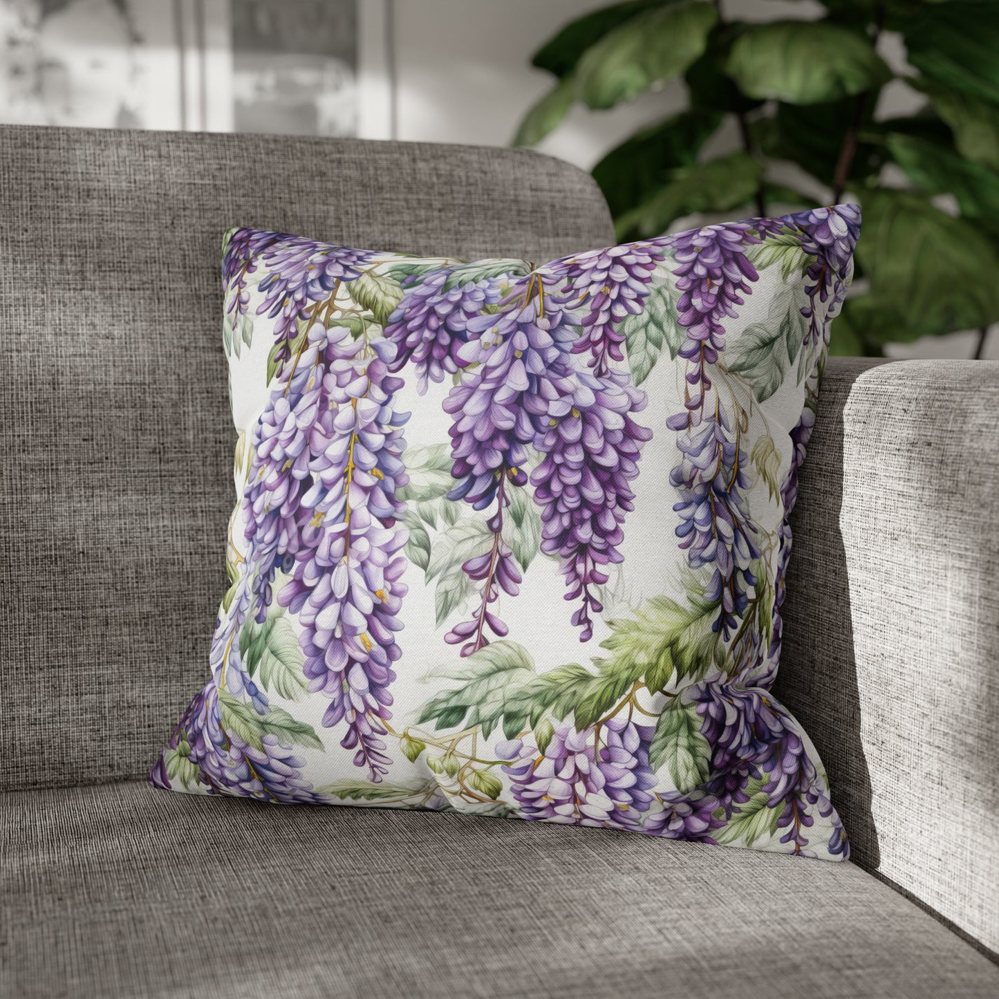 Wisteria Square Pillow Case