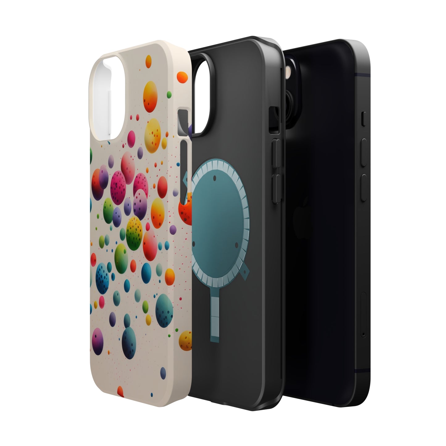 Rainbow Dots MagSafe Tough iPhone Case