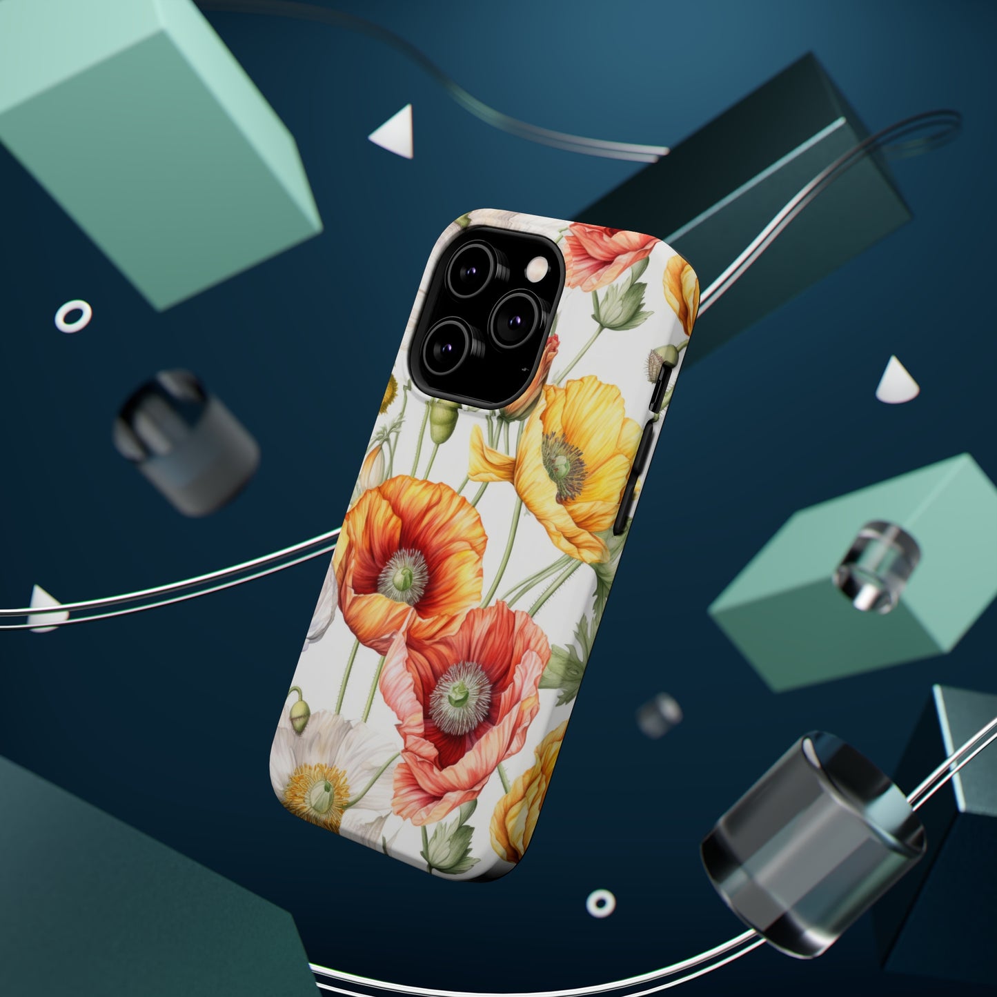 Iceland Poppies MagSafe Tough iPhone Case