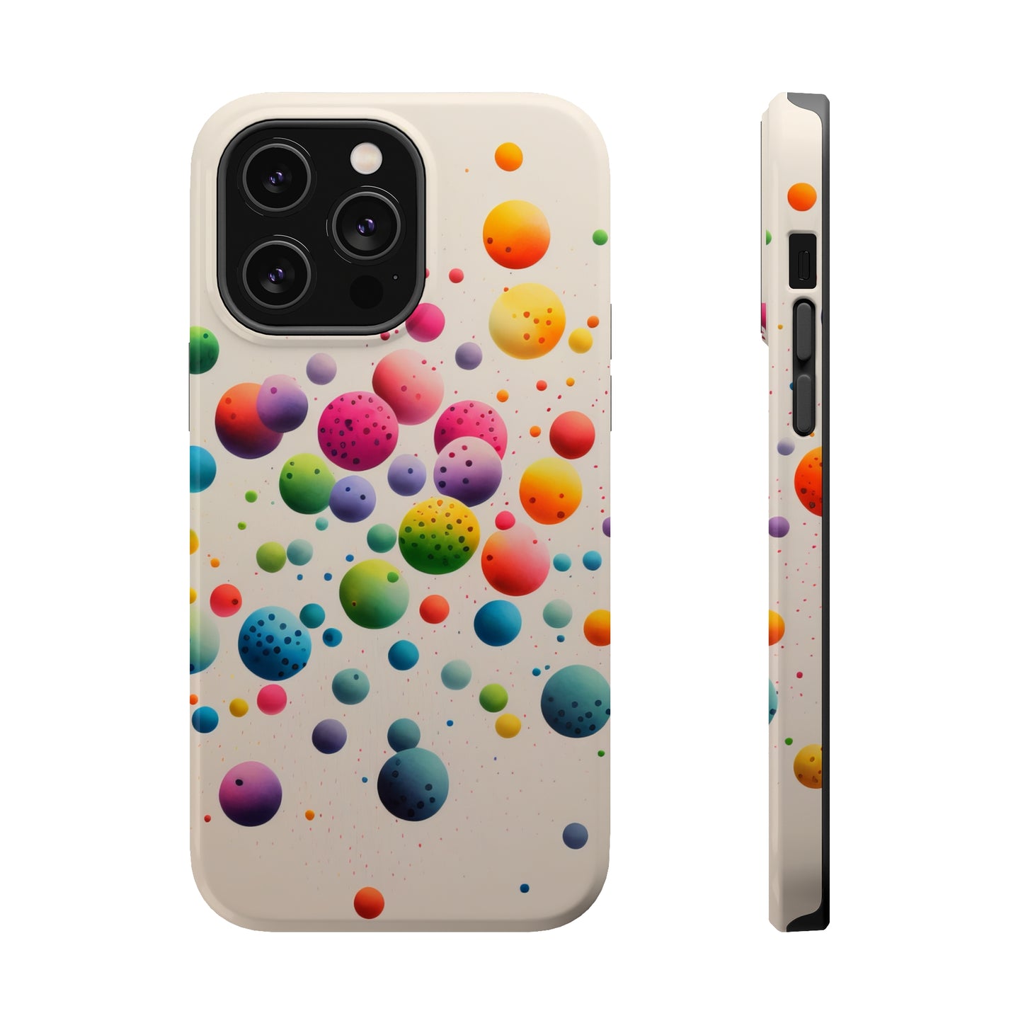 Rainbow Dots MagSafe Tough iPhone Case