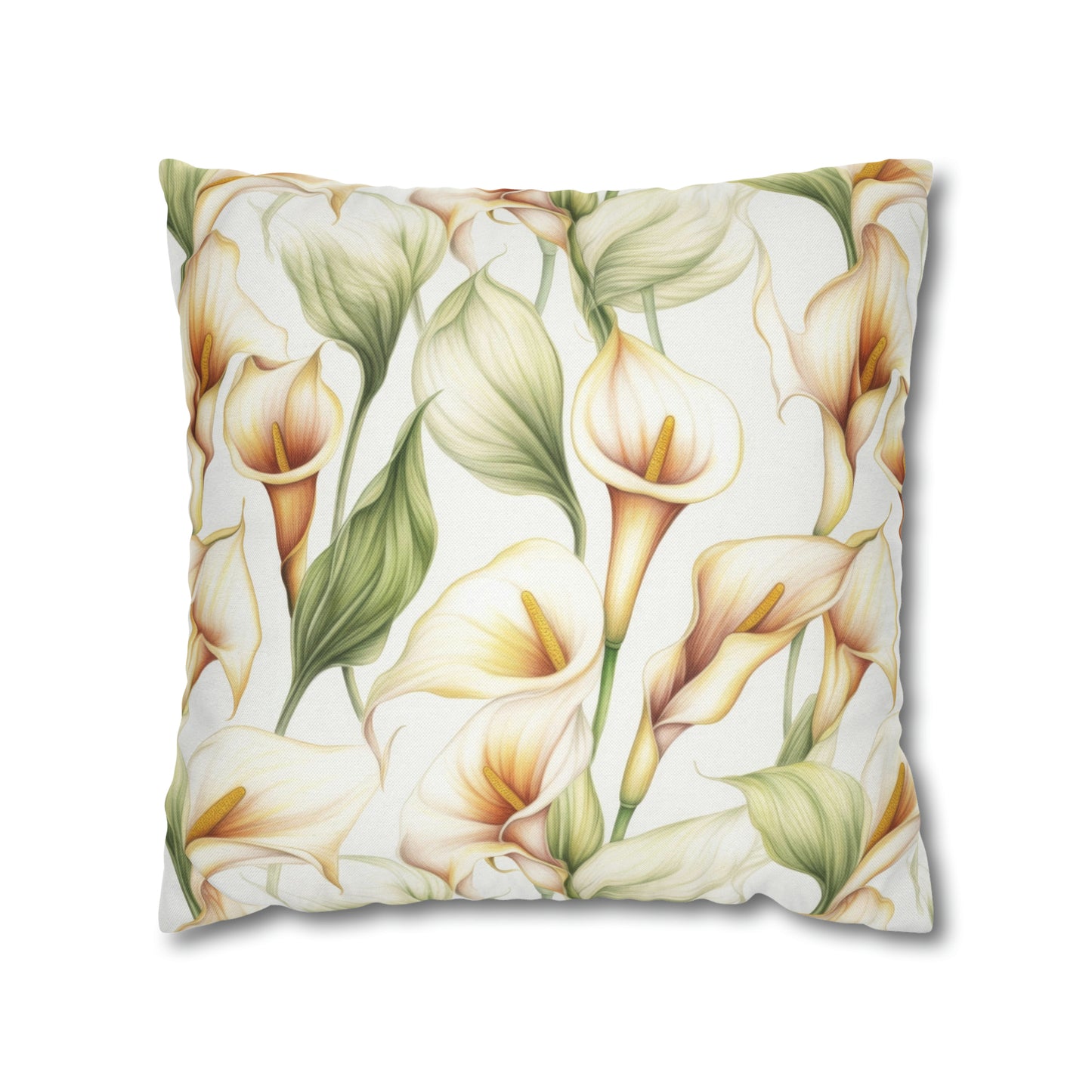 Calla Lily Square Pillow Case
