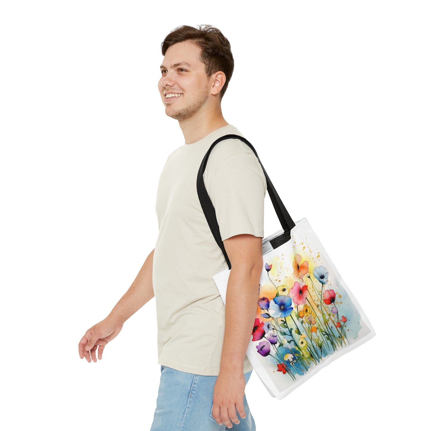 Splash of Color Wildflowers Tote Bag