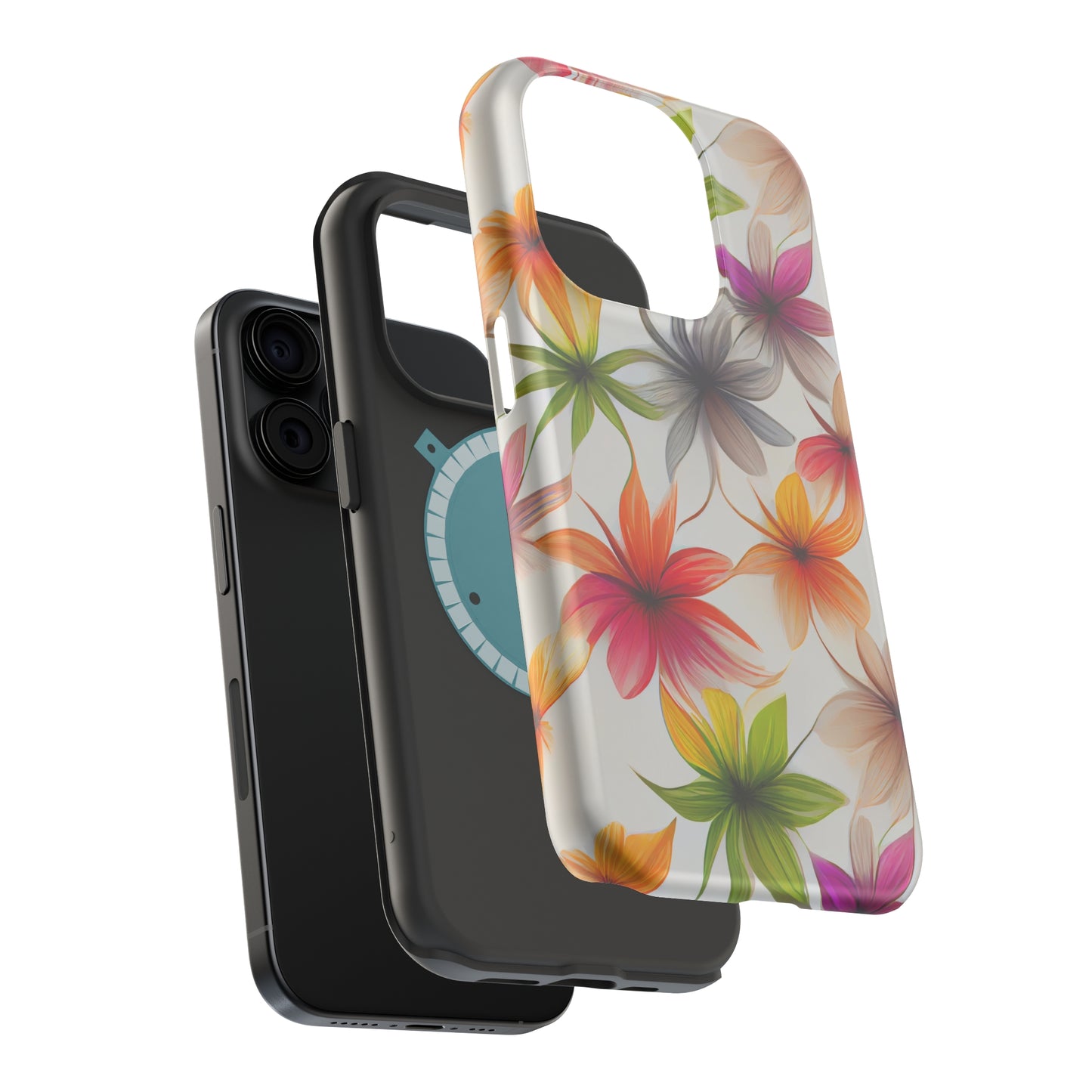 Floral Burst MagSafe Tough iPhone Case