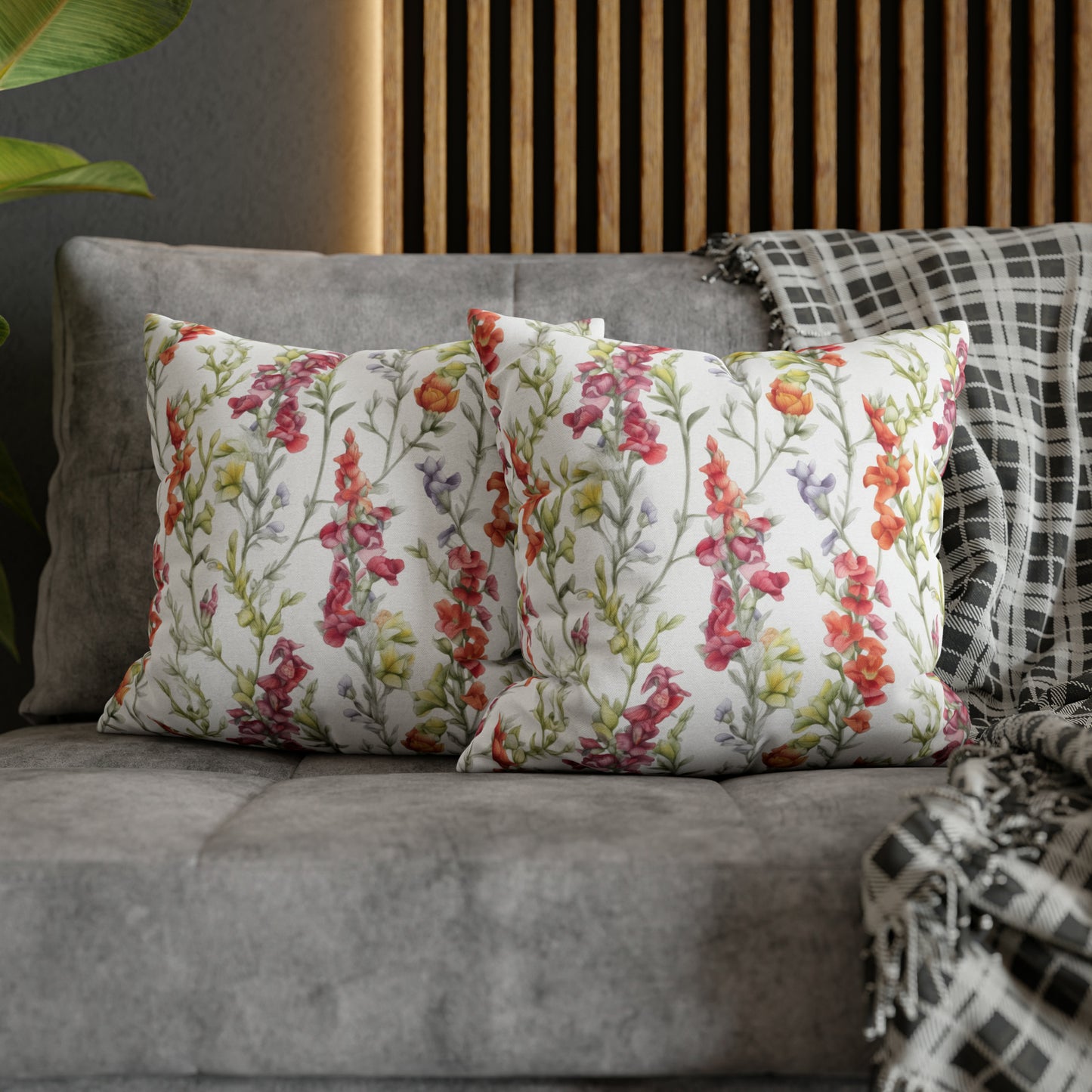 Snapdragons Square Pillow Case