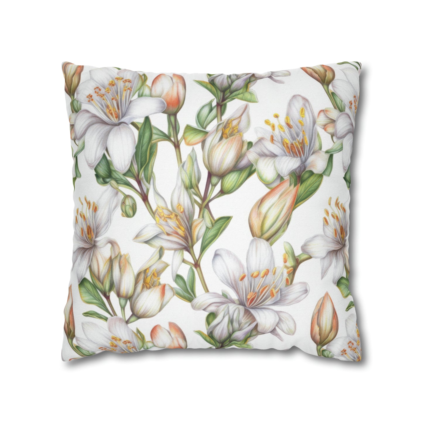 Lilacs Square Pillow Case