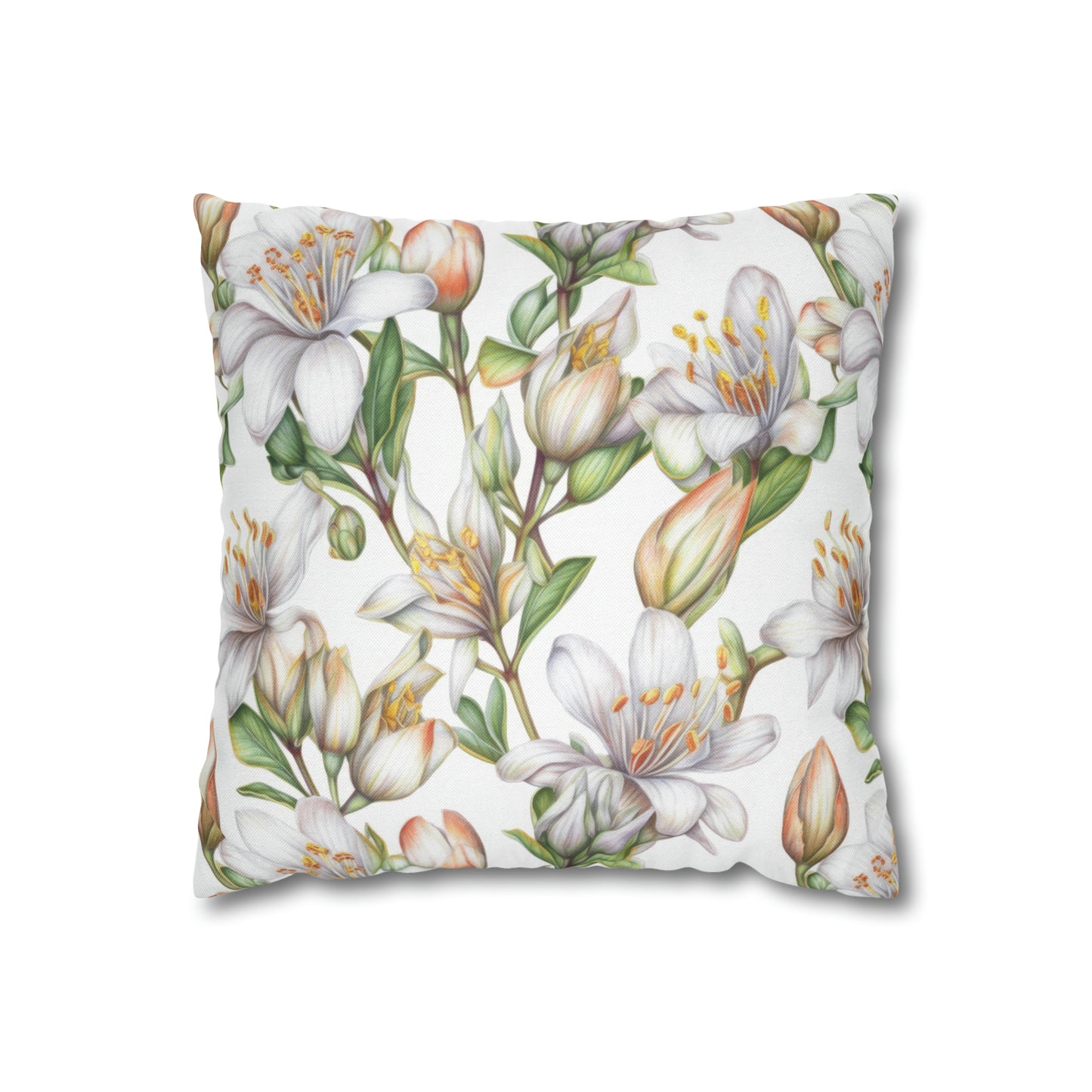 Lilacs Square Pillow Case