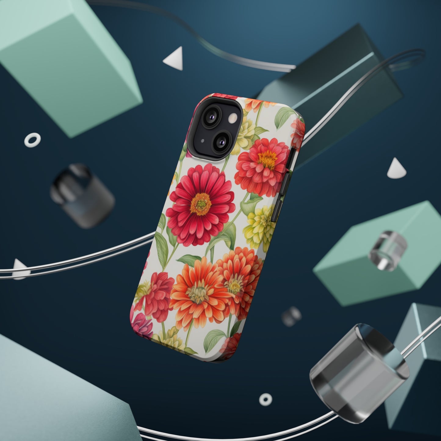 Zinnias MagSafe Tough iPhone Case