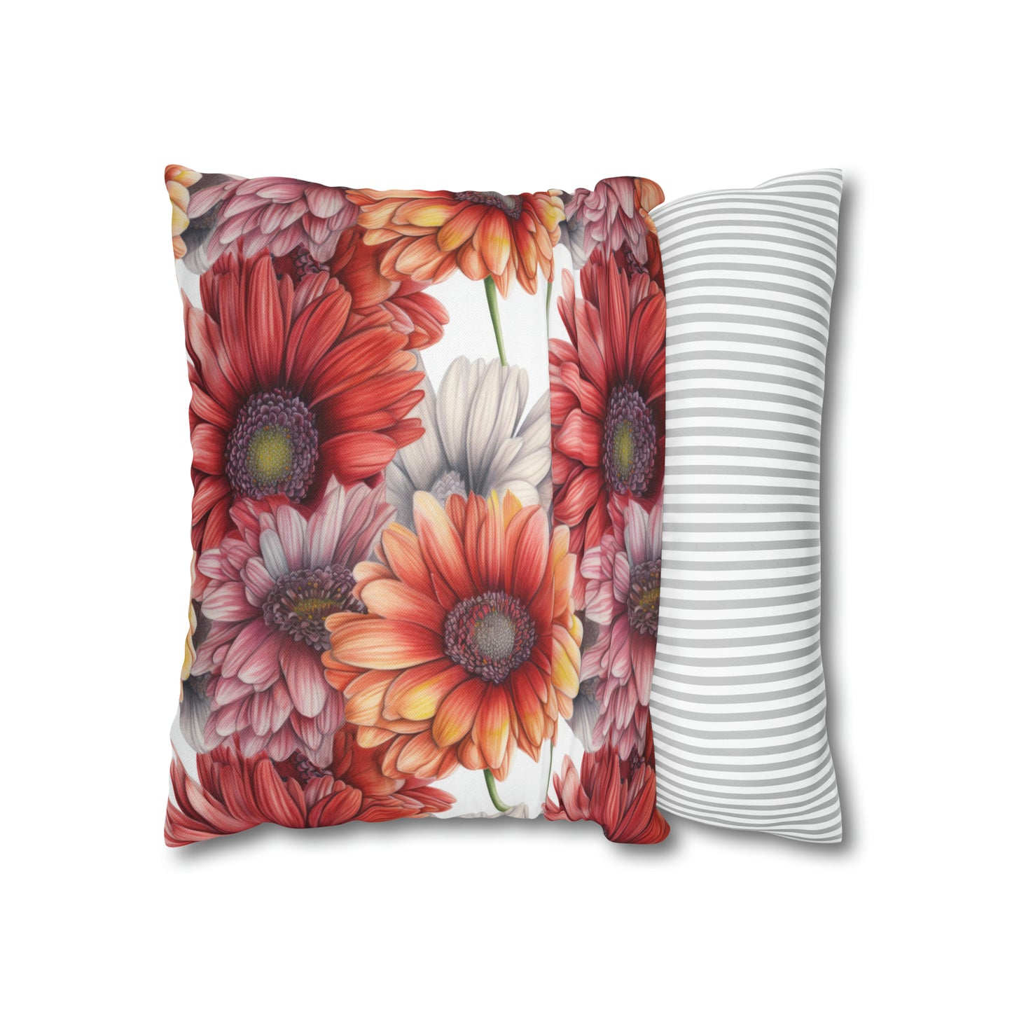 Daisies Square Pillow Case
