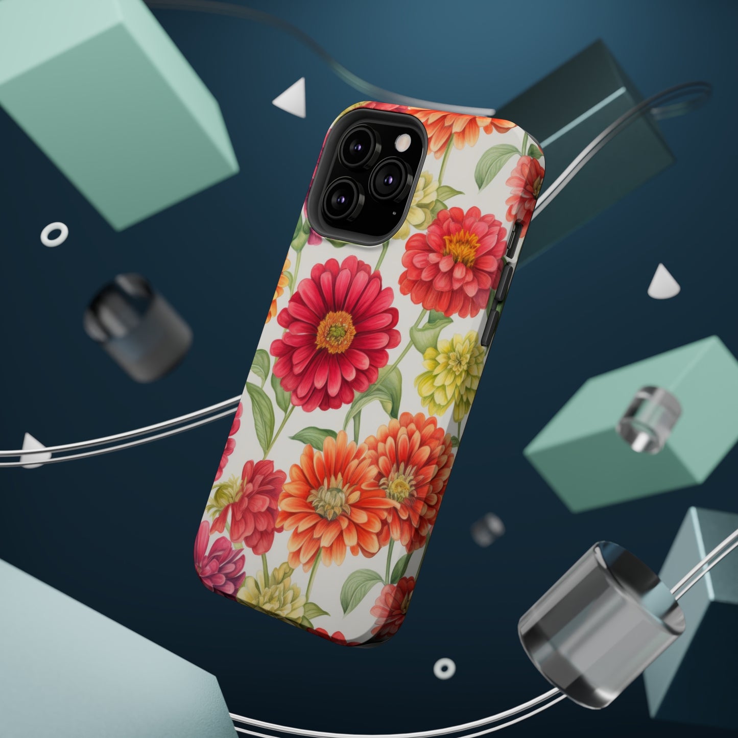 Zinnias MagSafe Tough iPhone Case