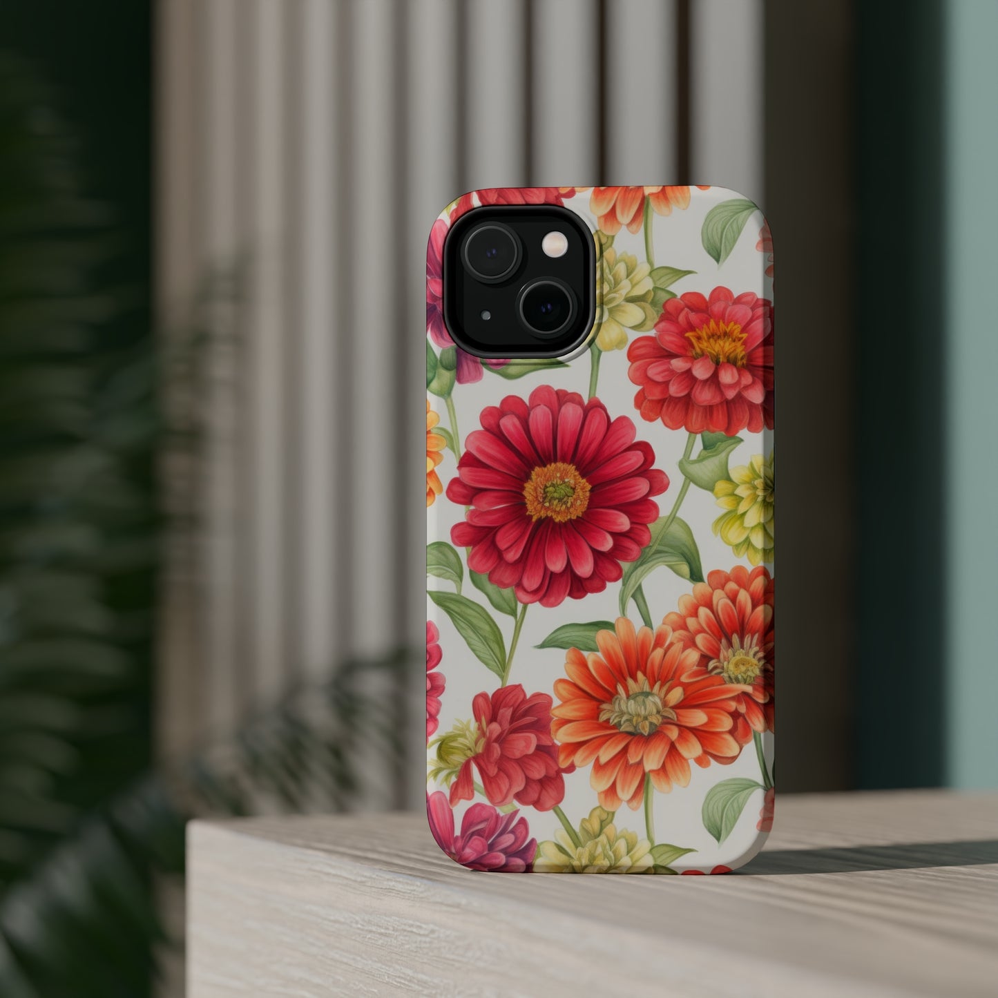 Zinnias MagSafe Tough iPhone Case