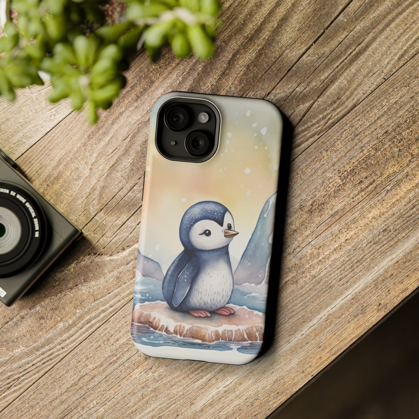 Cute Penguin MagSafe Tough iPhone Case