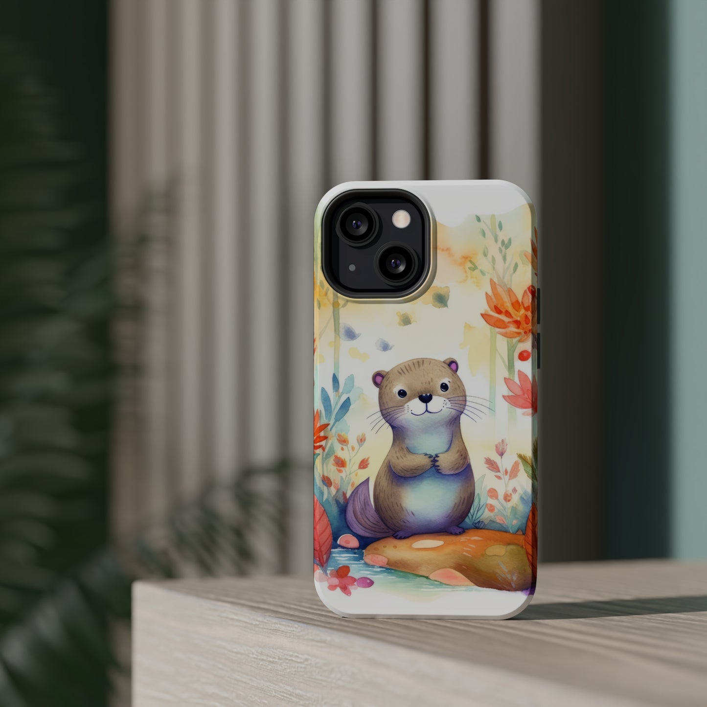 Cute Otter MagSafe Tough iPhone Case