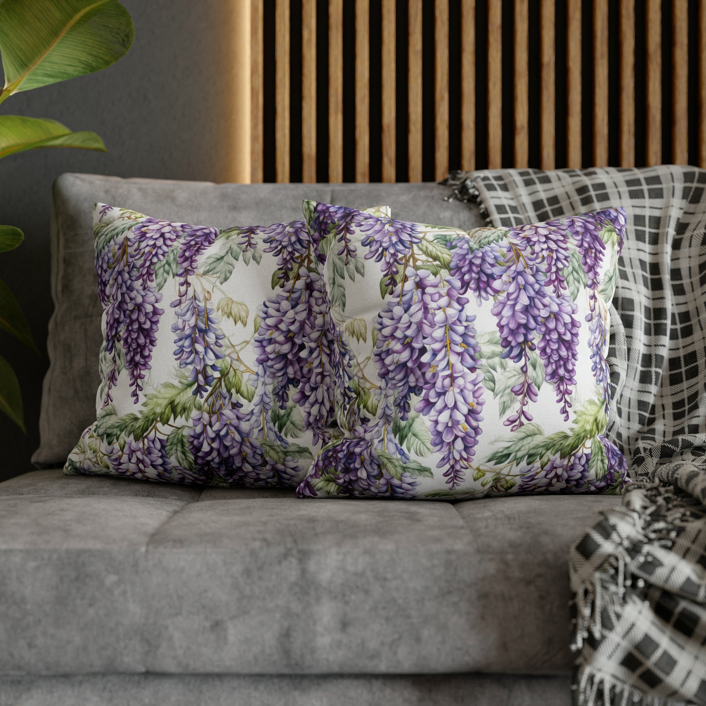 Wisteria Square Pillow Case