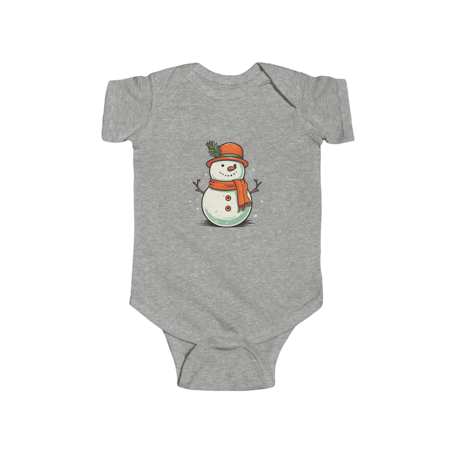 Jolly Snowman Infant Fine Jersey Bodysuit