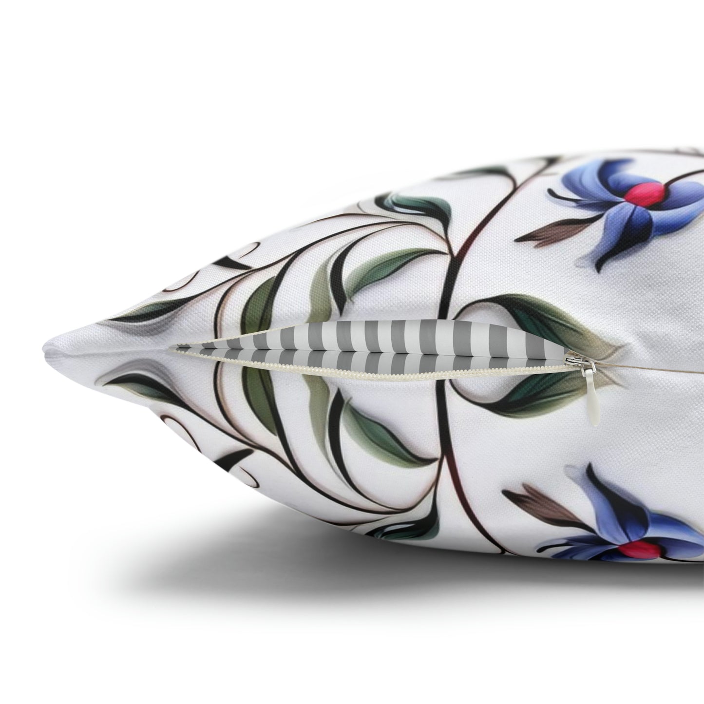 Fancy Flowers Square Pillow Case
