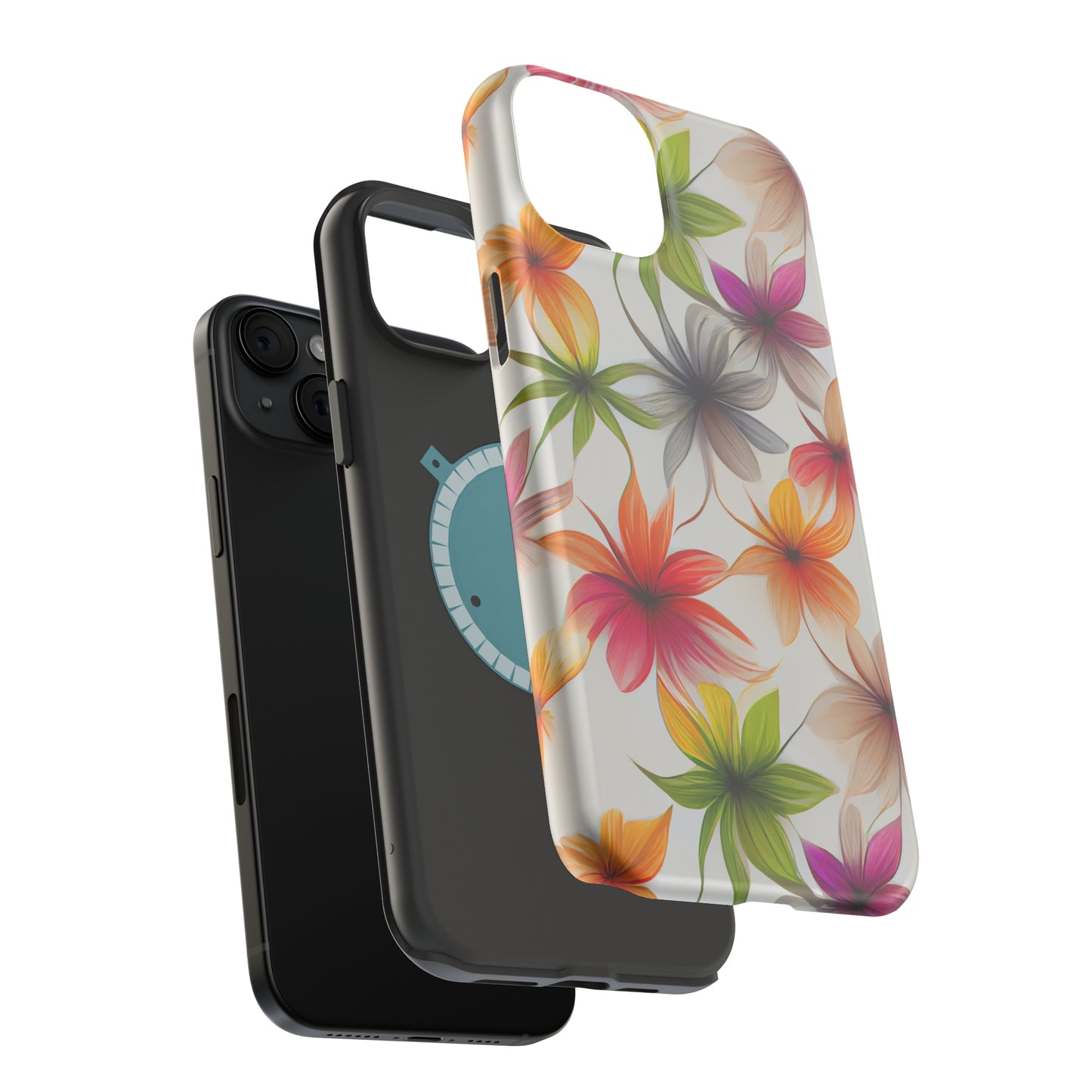Floral Burst MagSafe Tough iPhone Case
