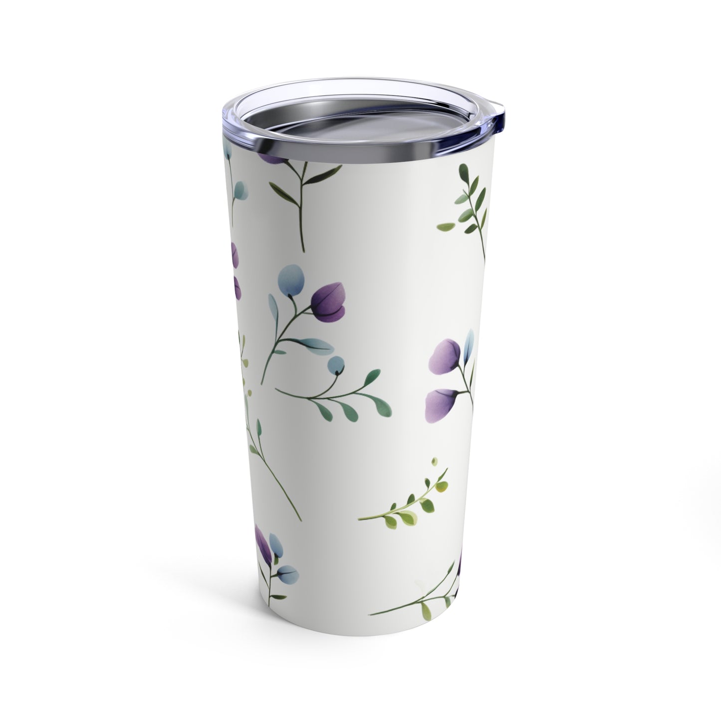 Purple Wildflowers Tumbler 20oz