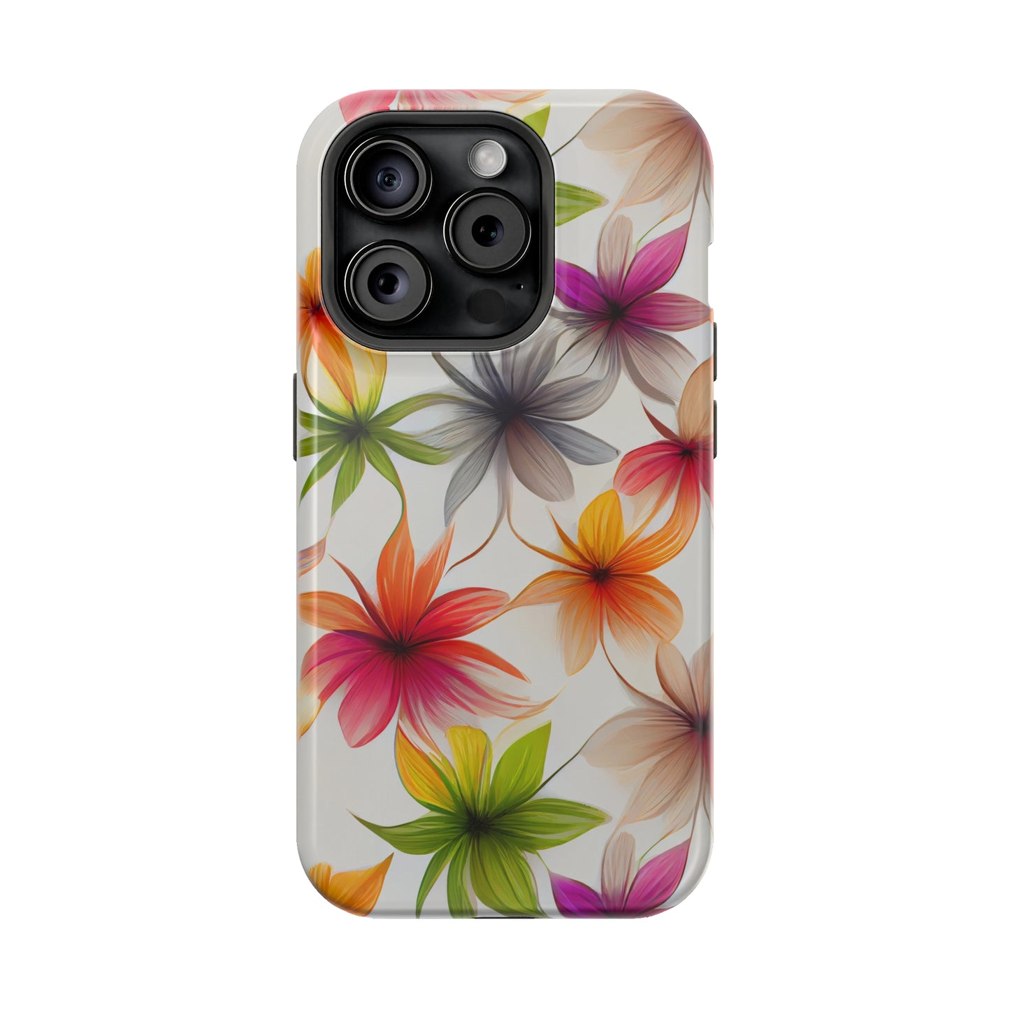 Floral Burst MagSafe Tough iPhone Case