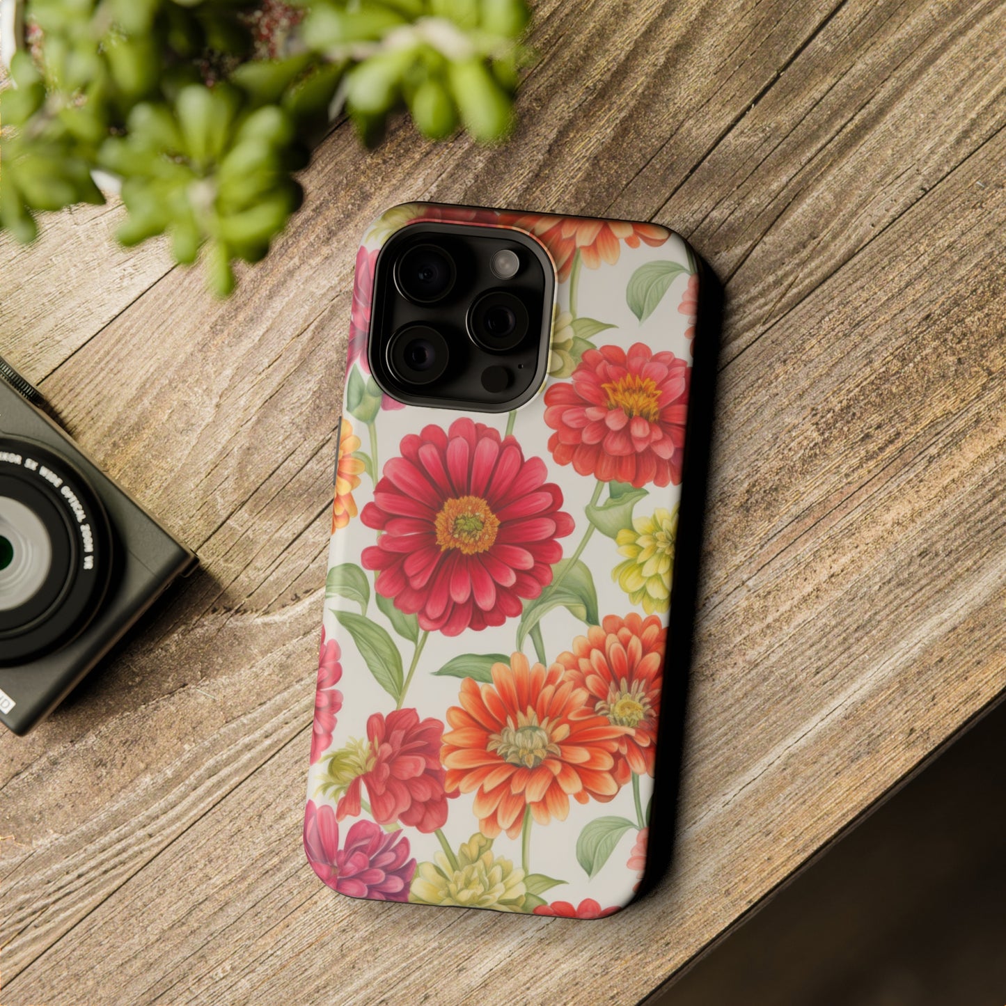 Zinnias MagSafe Tough iPhone Case
