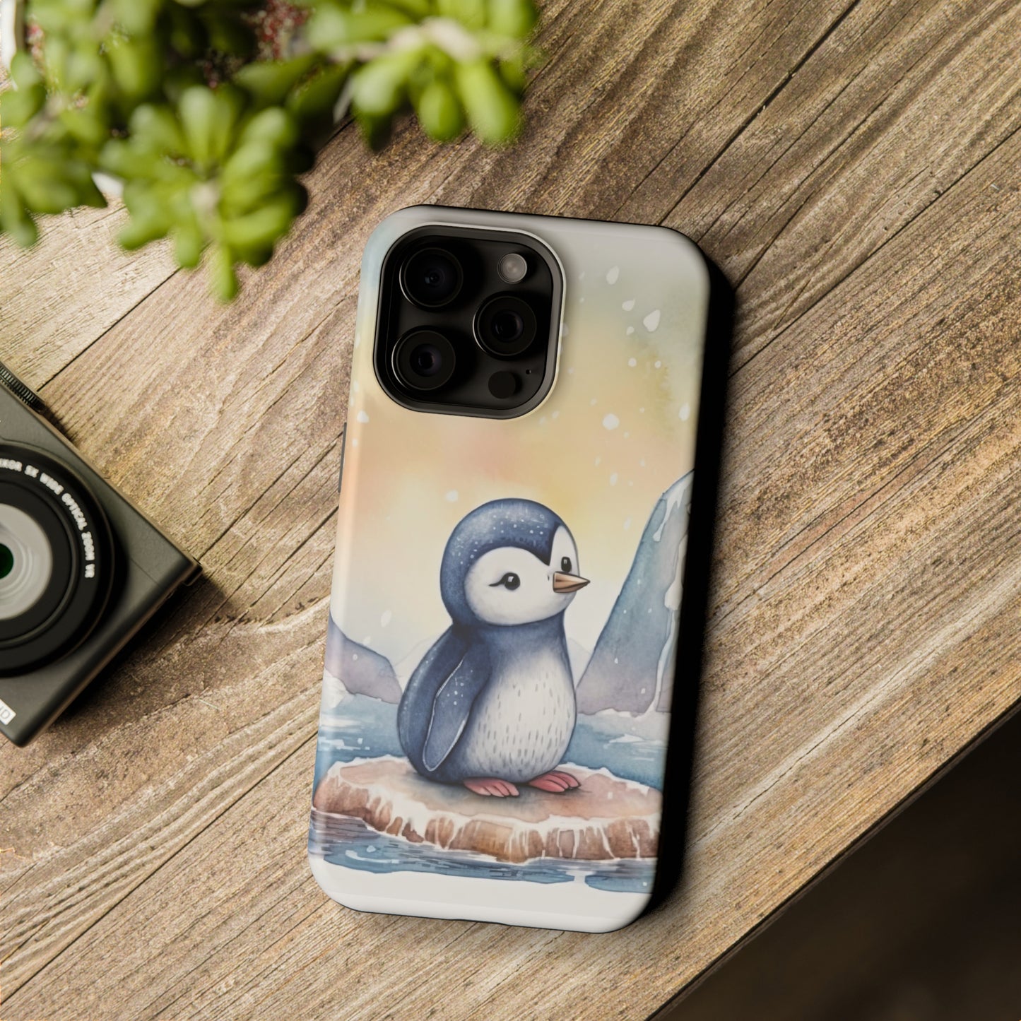 Cute Penguin MagSafe Tough iPhone Case