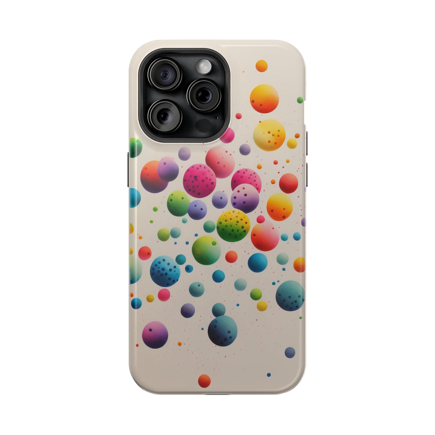 Rainbow Dots MagSafe Tough iPhone Case