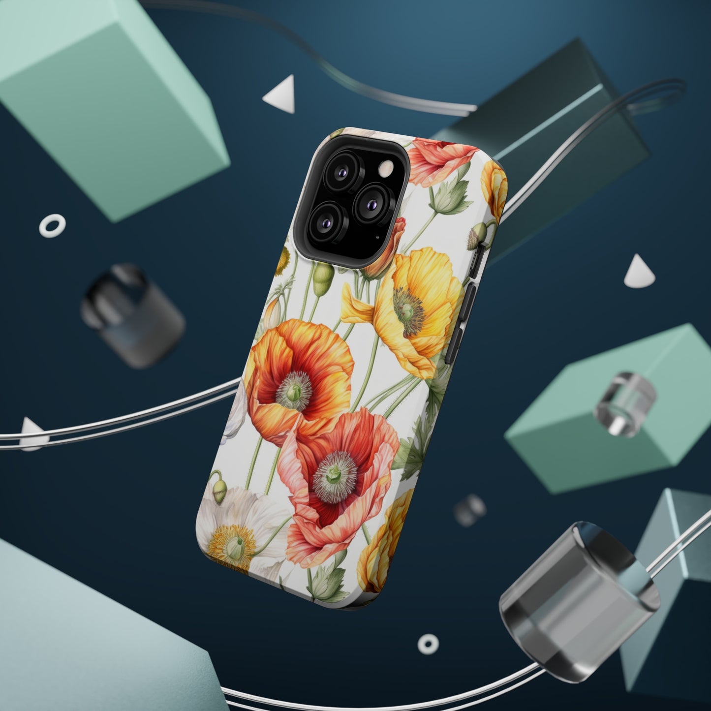 Iceland Poppies MagSafe Tough iPhone Case