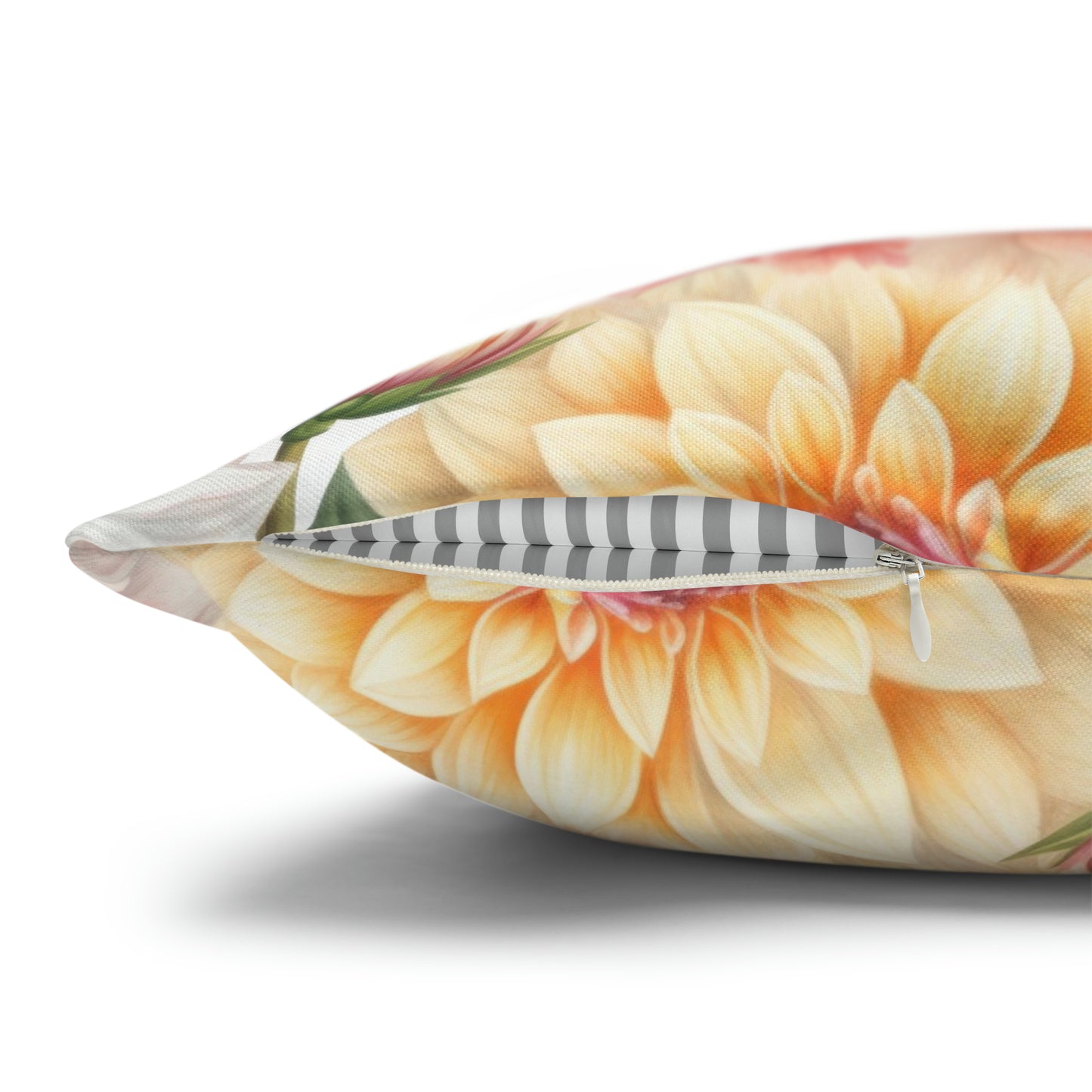 Dahlias Square Pillow Case