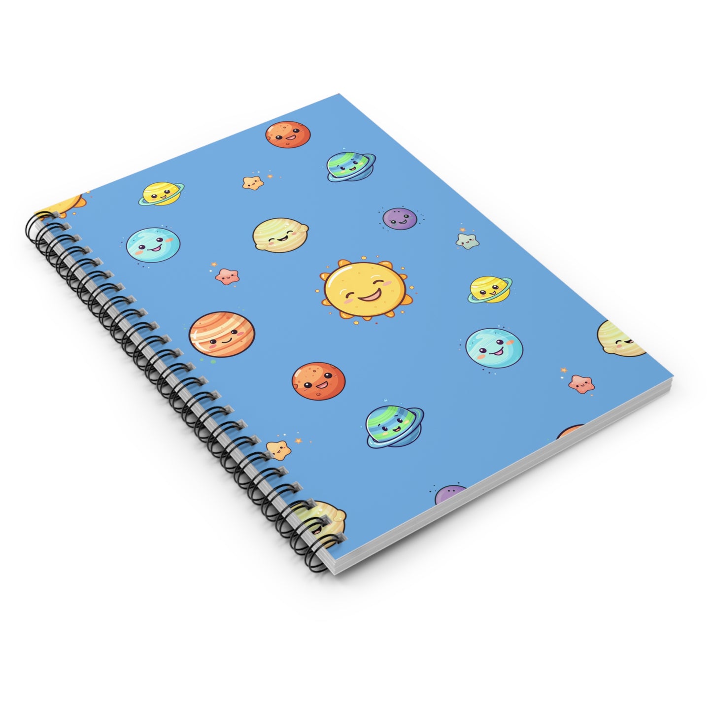 Young Solar System Spiral Notebook - Ruled Line