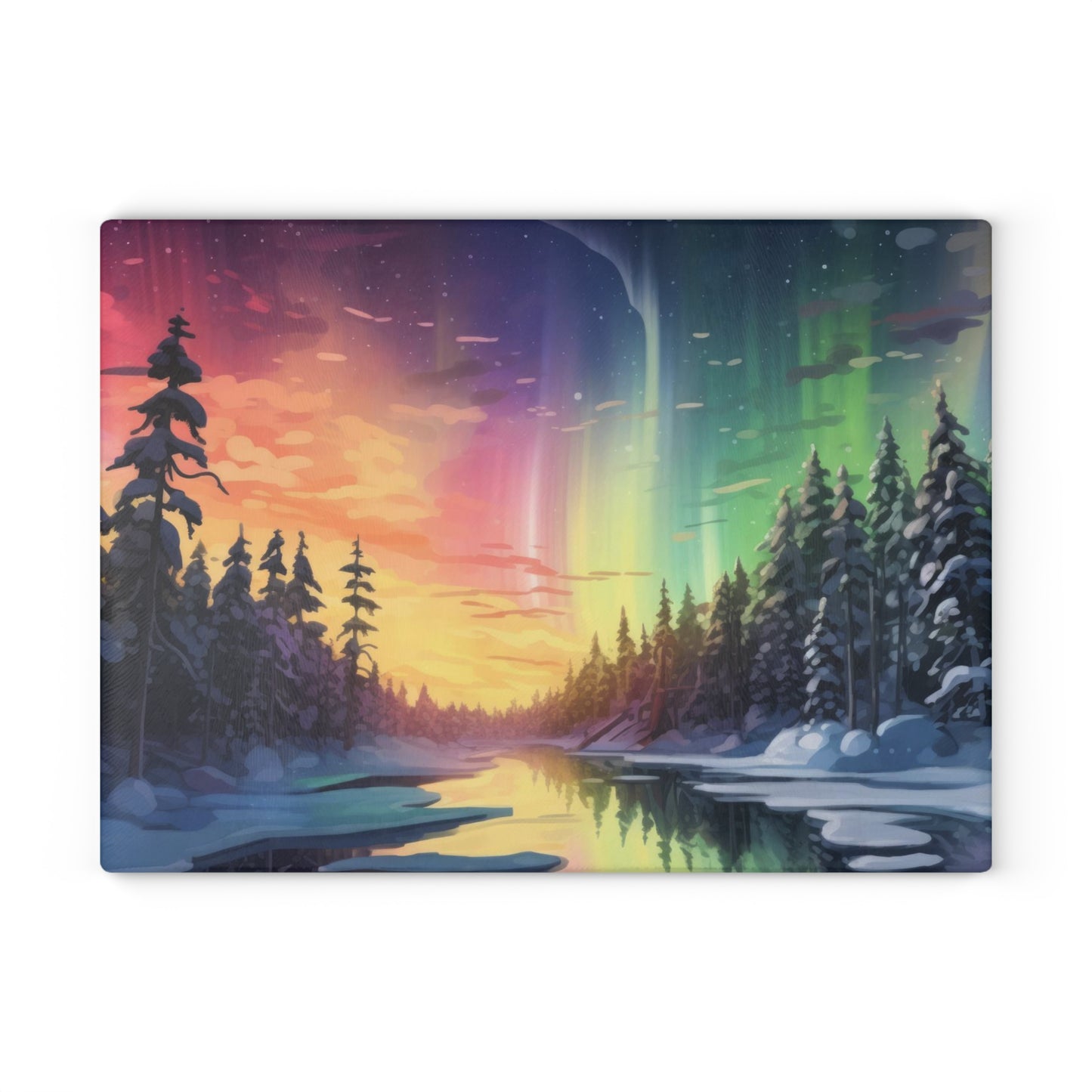 Aurora Glass Cutting Board