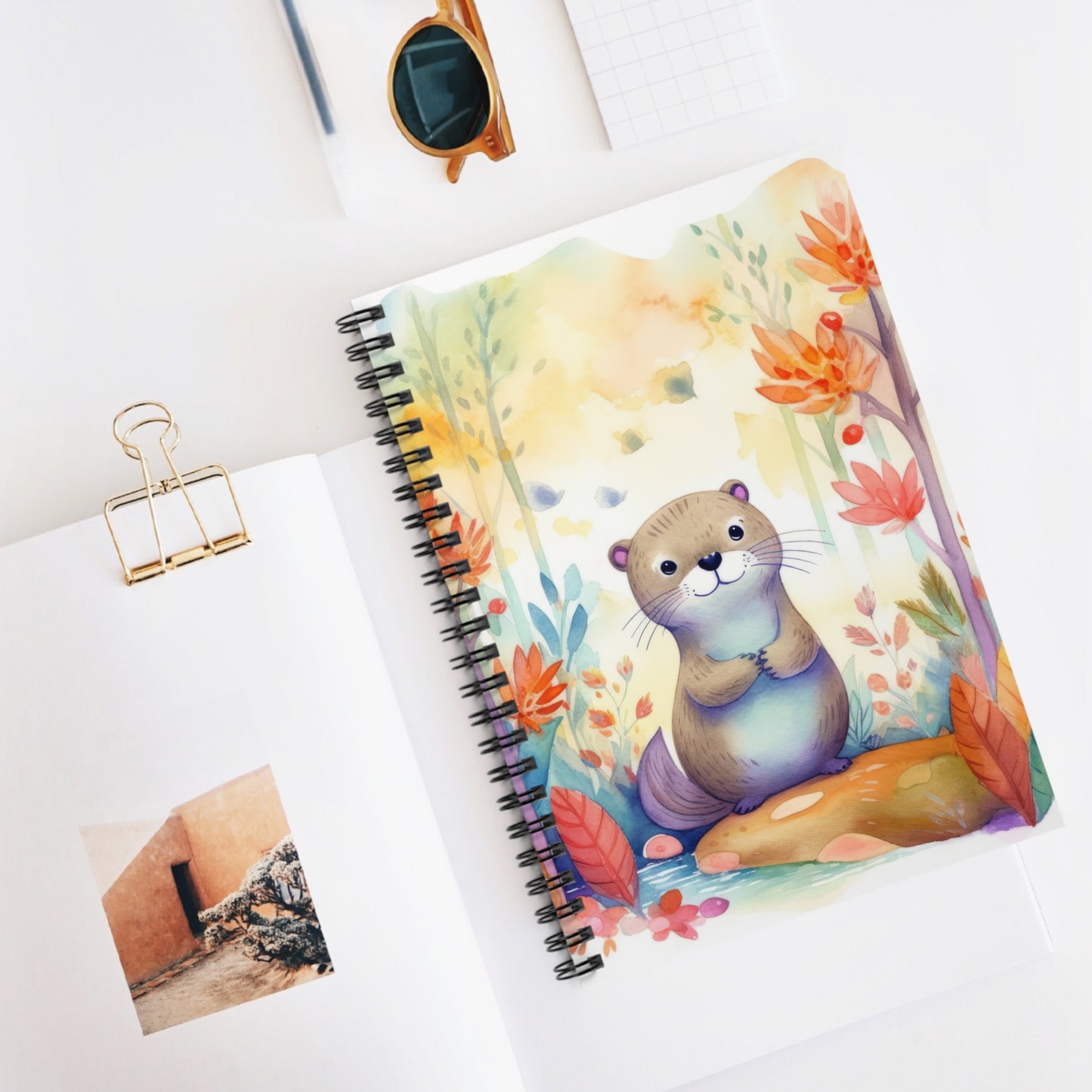 Otter Spiral Notebook - Ruled Line