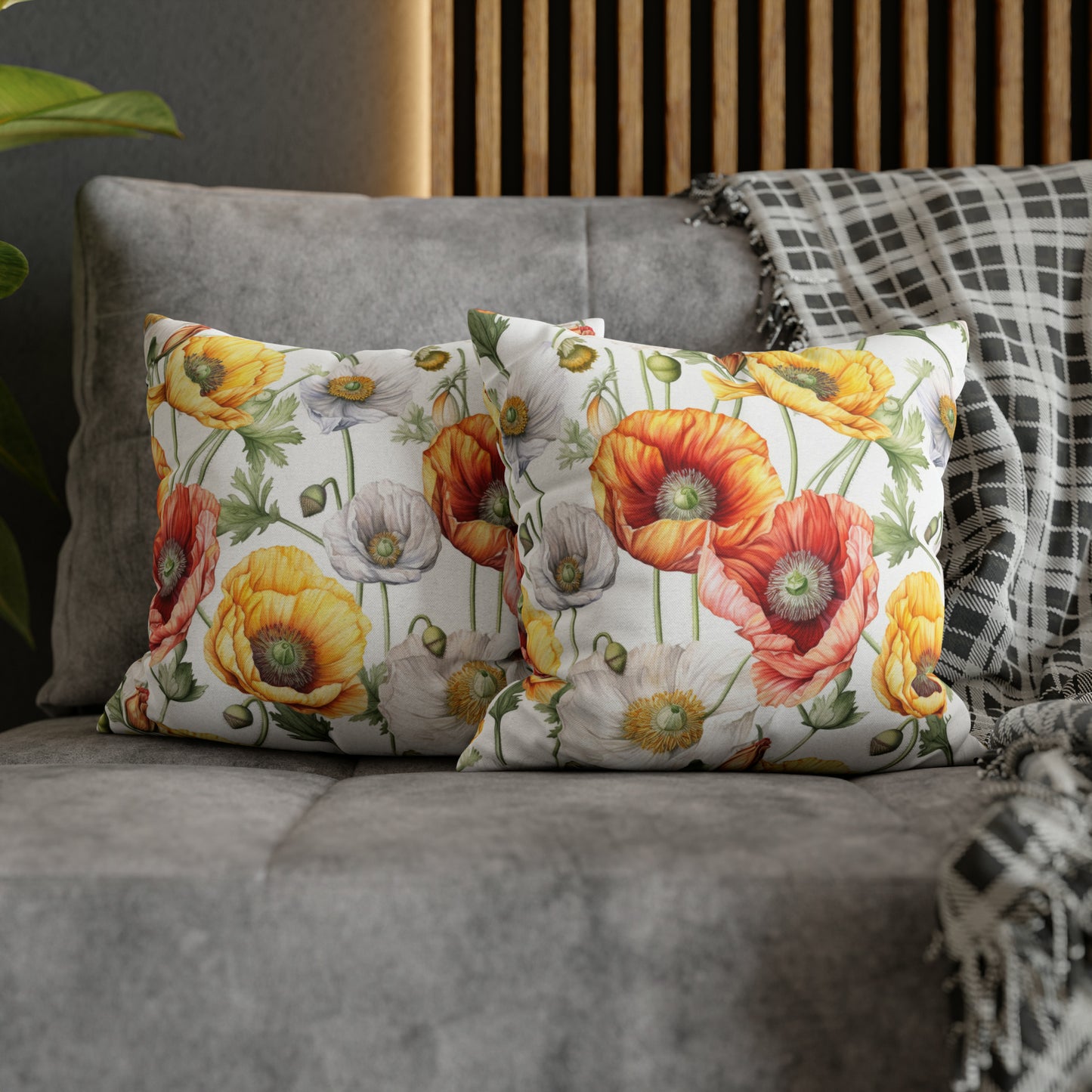 Iceland Poppies Square Pillow Case
