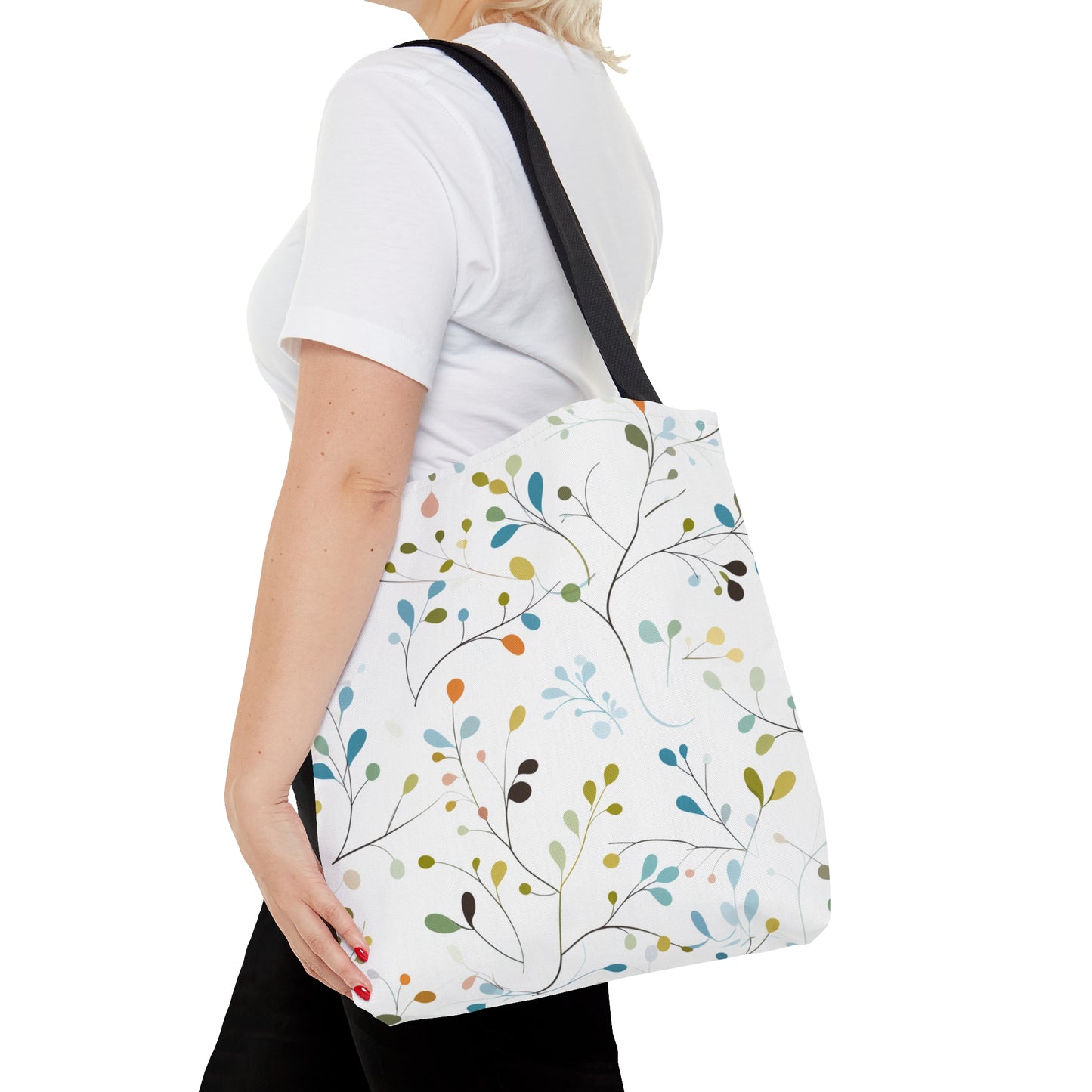Pastel Vines Tote Bag