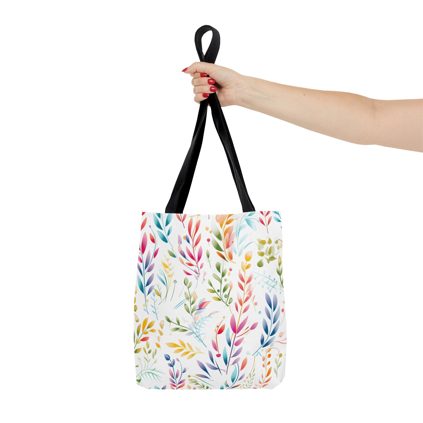 Pastel Leaves Tote Bag