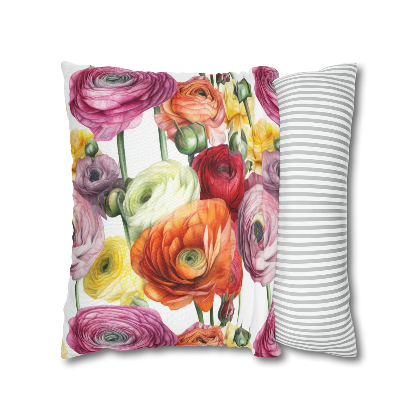Ranunculus Square Pillow Case