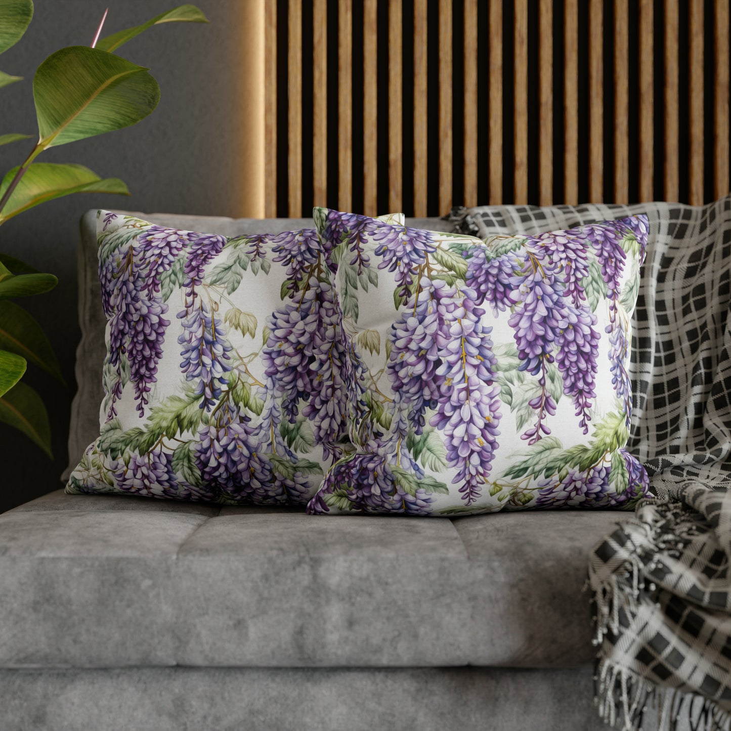 Wisteria Square Pillow Case