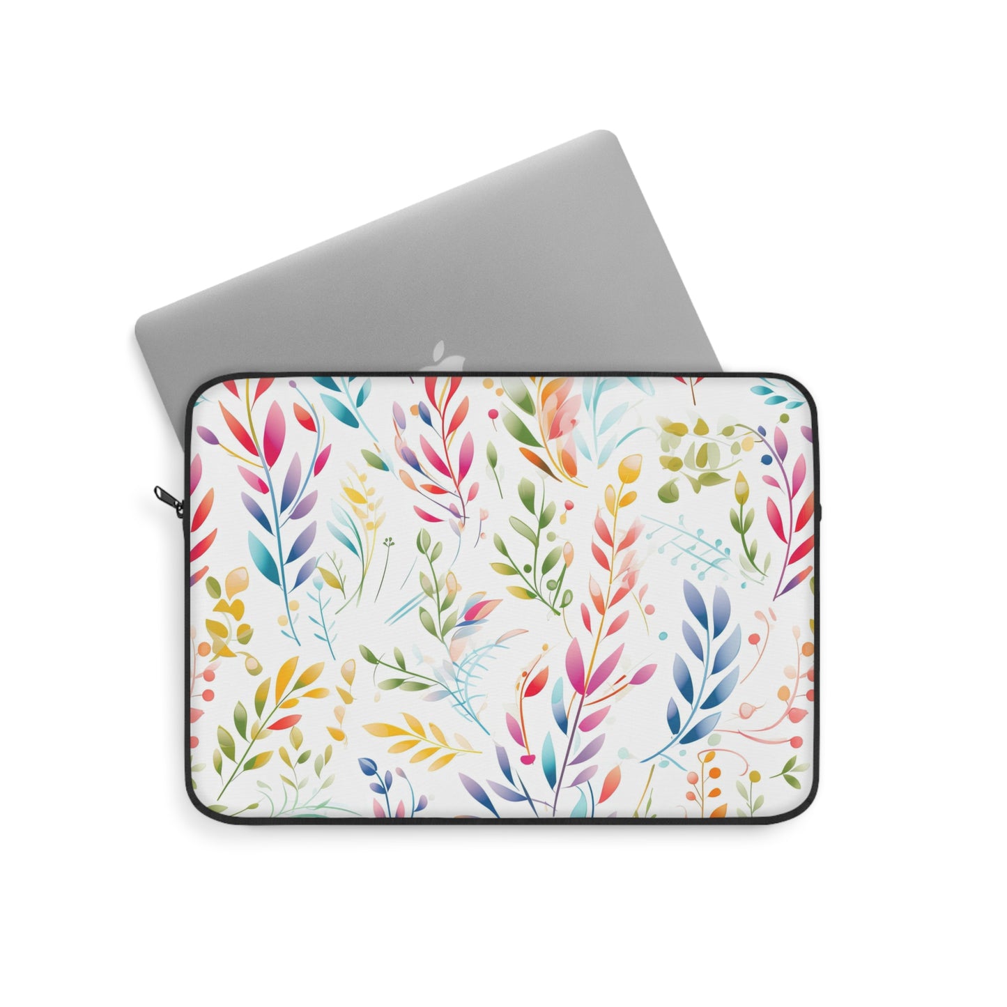 Pastel Leaves Laptop Case / Laptop Sleeve